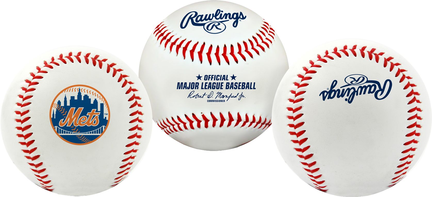 Rawlings New York Mets Logo Baseball | Dick's Sporting Goods