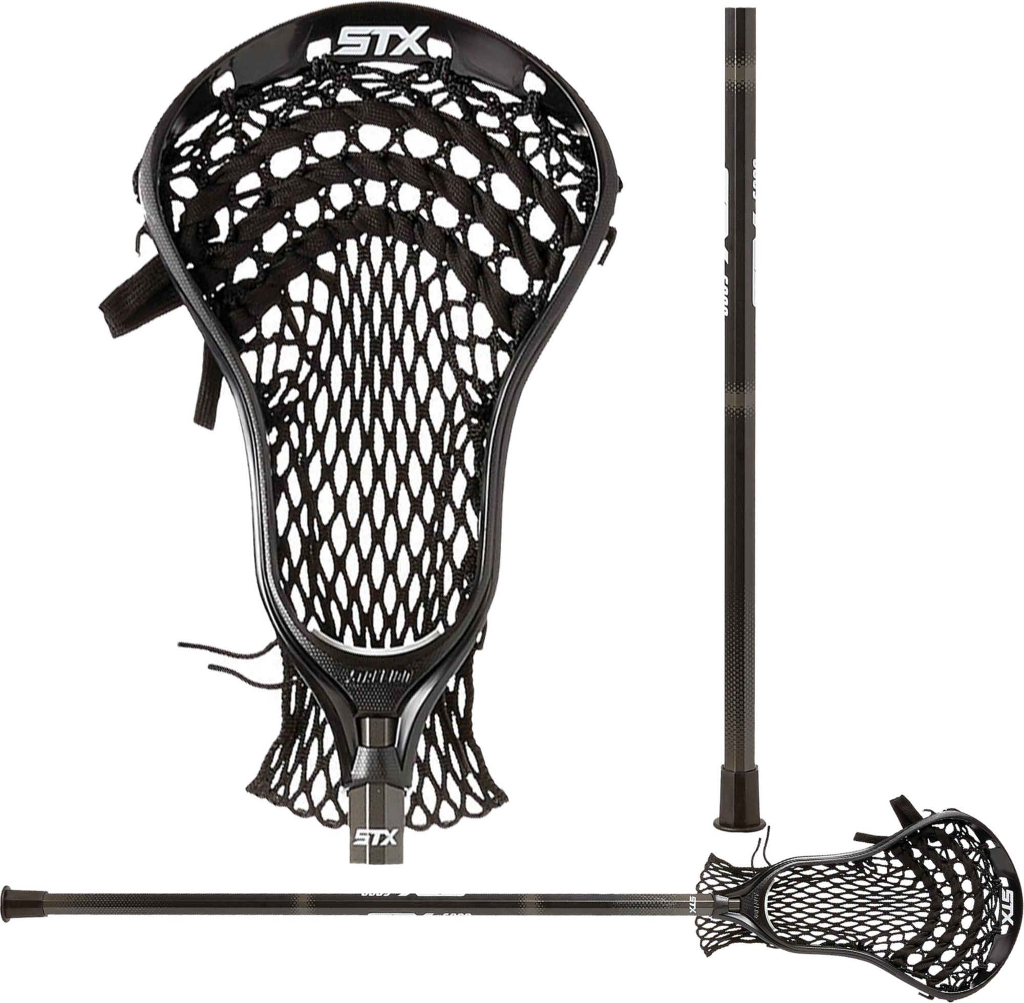 STX Stallion 700 Bâton De Crosse Complet A/M Avec Manche En Fibre Composite Blanc