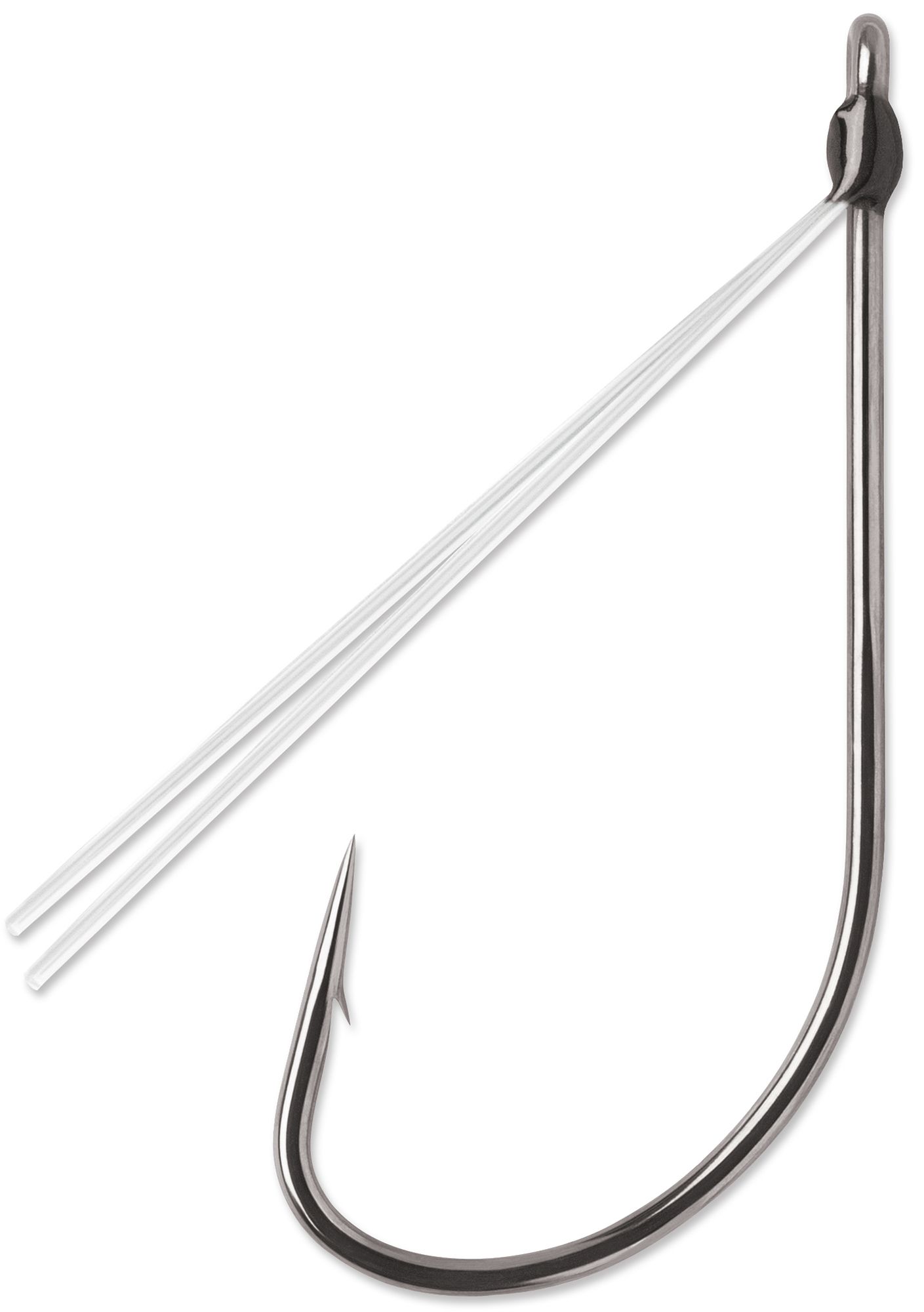 disposable fishing hooks Lazer Sharp Non-Offset Baitholder Circle Hook Our premium collection of barbless hooks are forged from high carbon steel and finished with a black nickel coating for a smooth VMC Inline Single Hook 4X