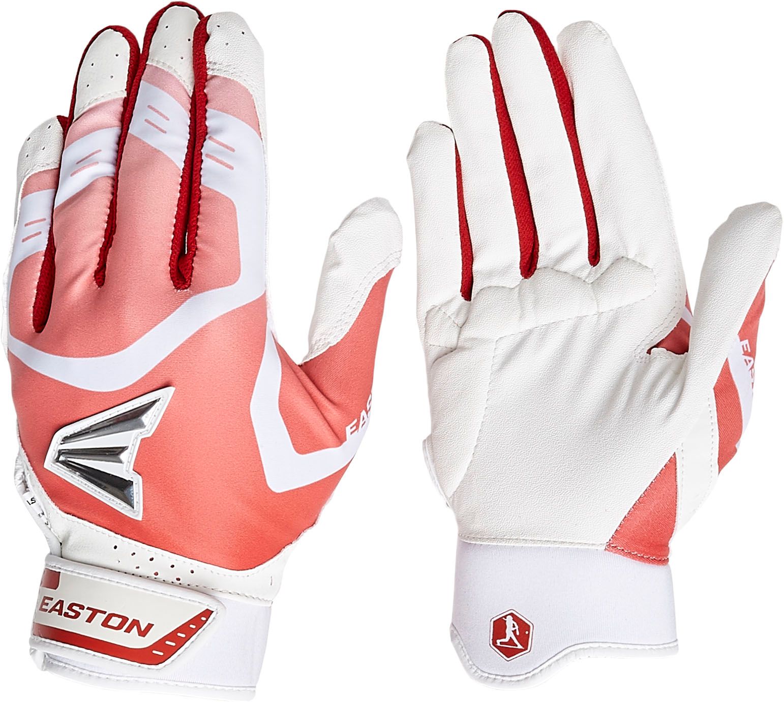 Franklin Easton Hyperlite Fastpitch - White Pink Batting Gloves