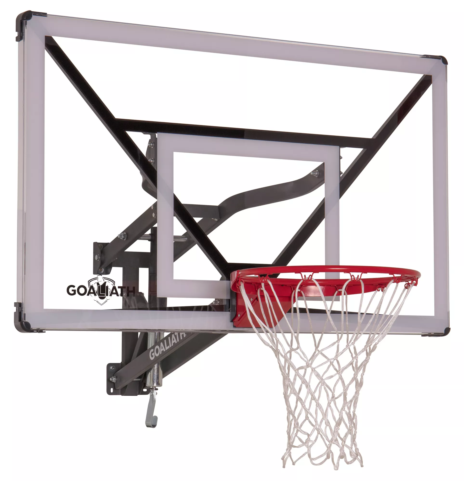 Goaliath 54” Acrylic Wall Mount Basketball Hoop