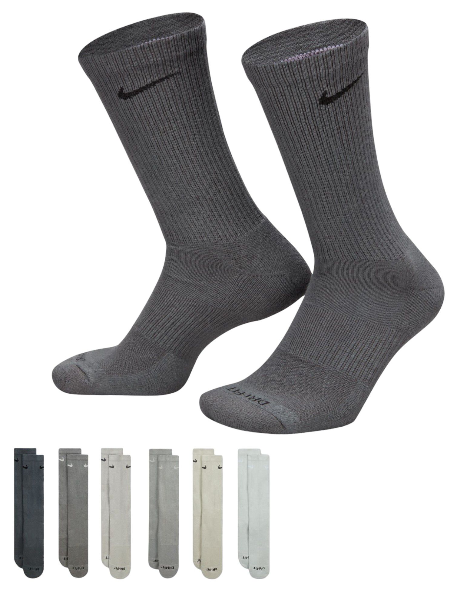 Nike mens black socks online