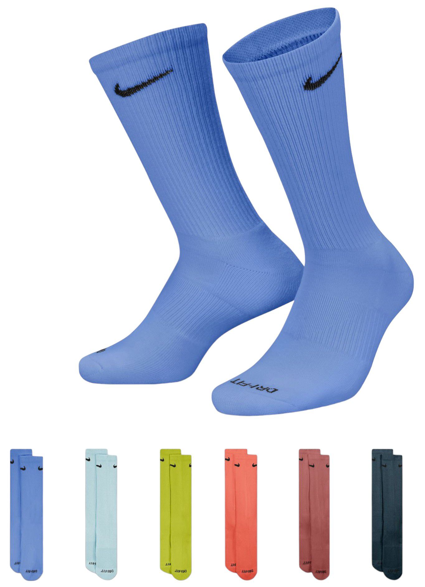 Nike crew socks orders blue