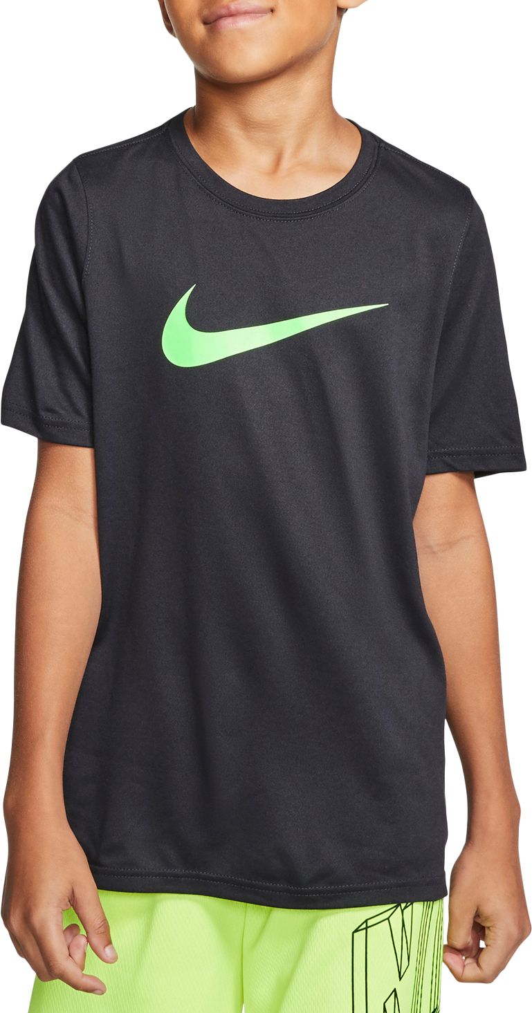 orange nike shirt boys