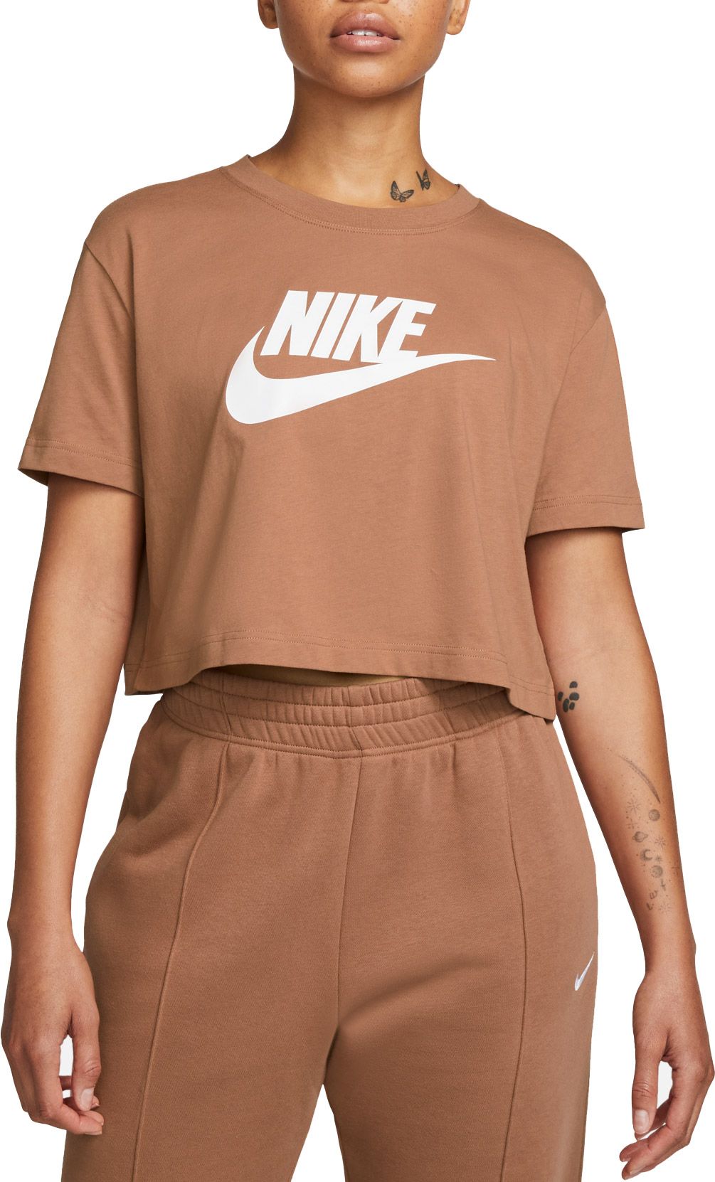 nike turtleneck crop top