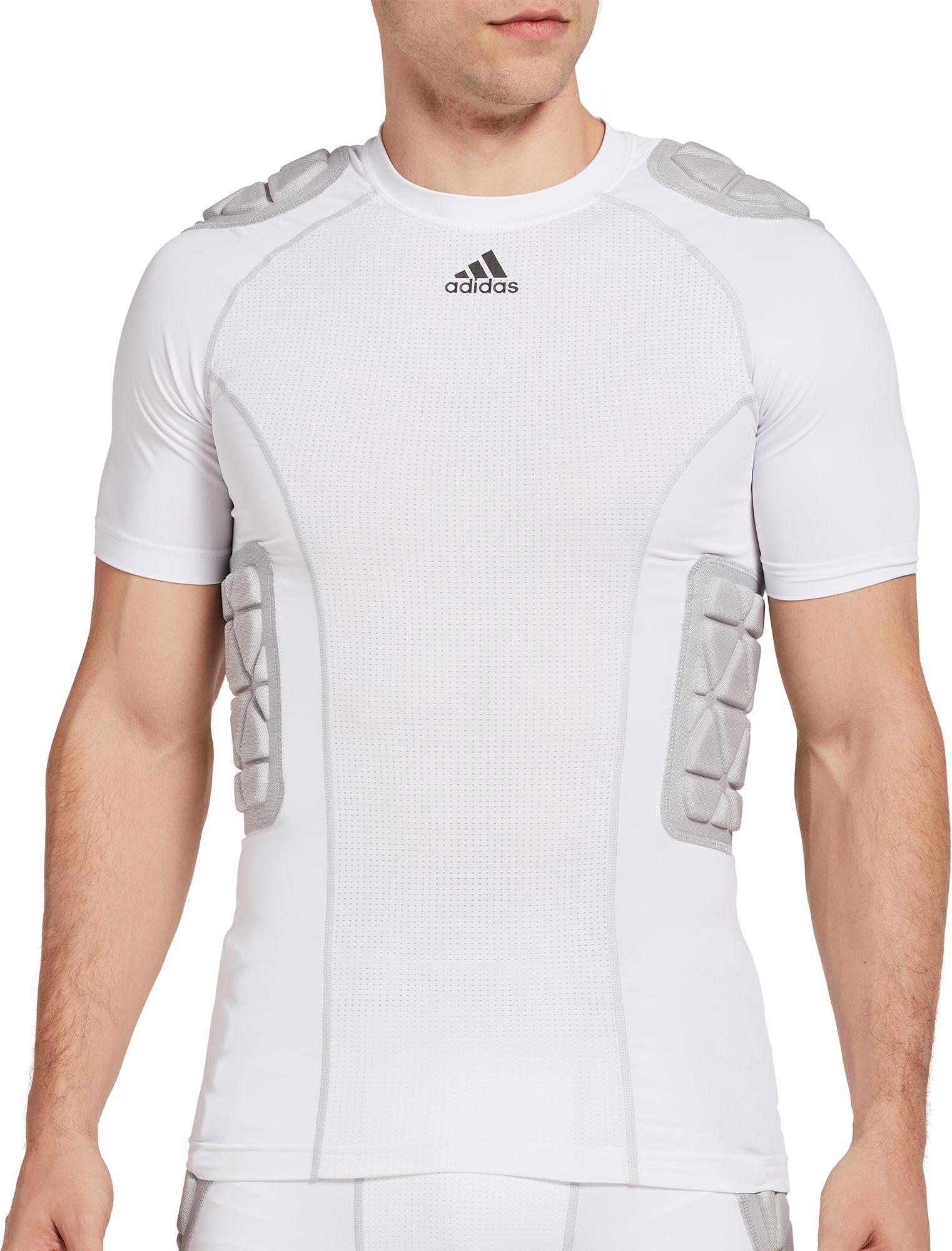 Adidas padded compression shirt on sale