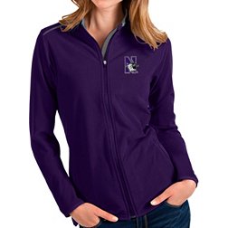Antigua Women's Northwestern Wildcats Purple Glacier Full-Zip Antigua Women's Northwestern Wildcats Purple Glacier Full-Zip