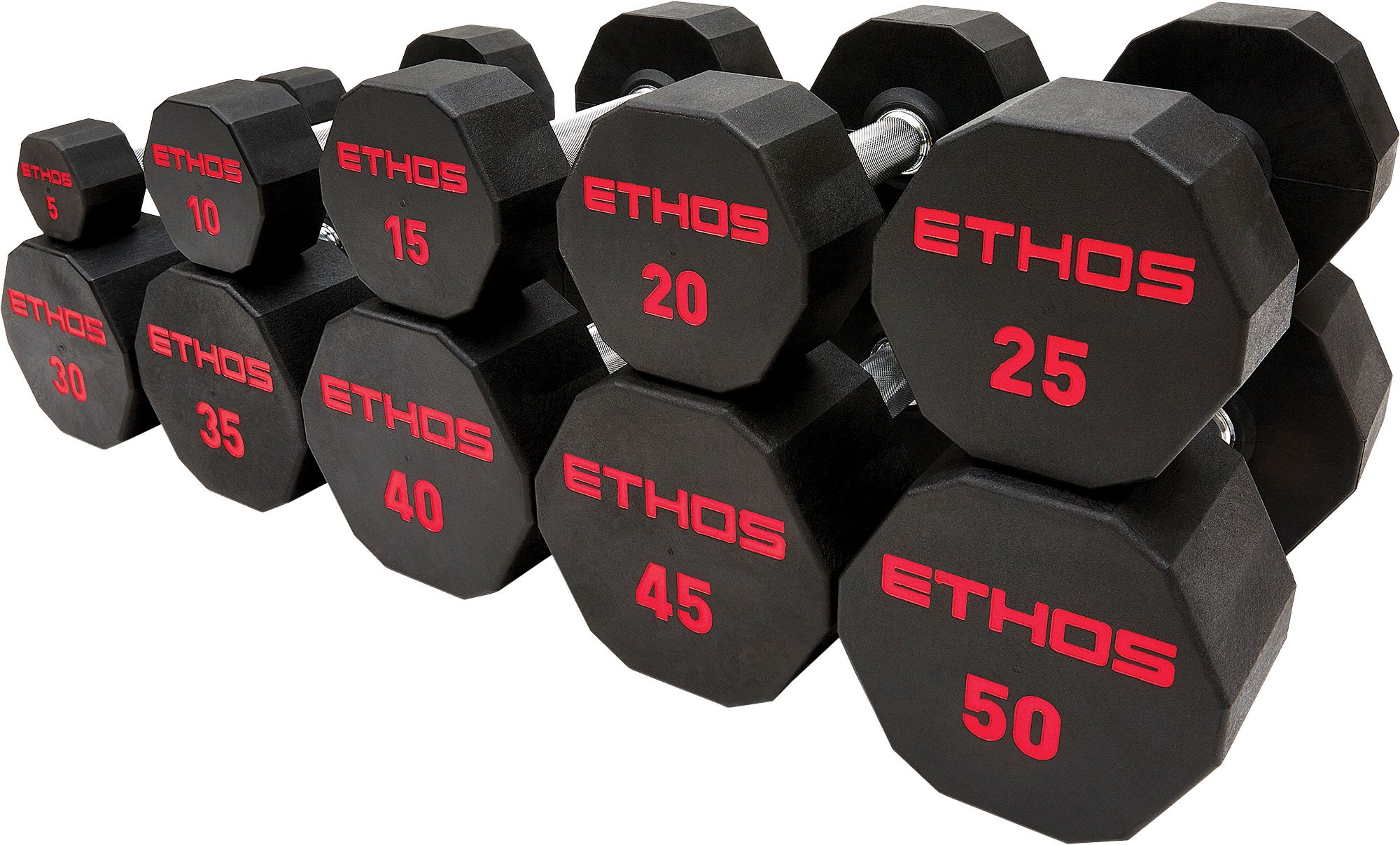 ETHOS Rubber Hex Dumbbell Free Curbside Pickup at DICK S