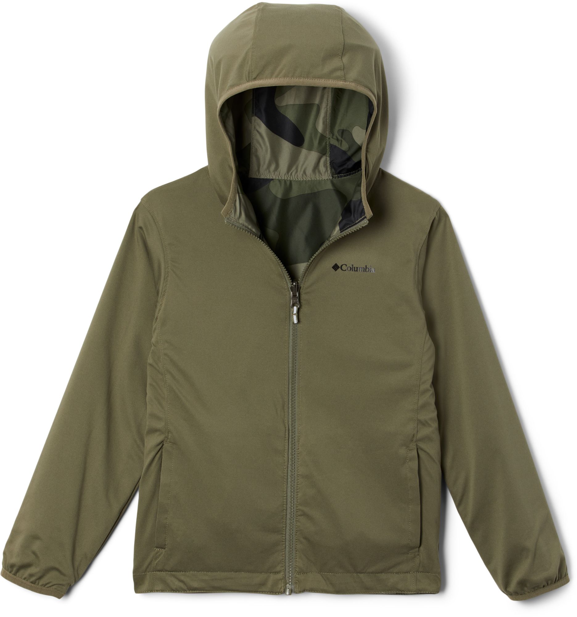 Columbia Boys' Reversible Pixel Grabber Rain Jacket | Dick's