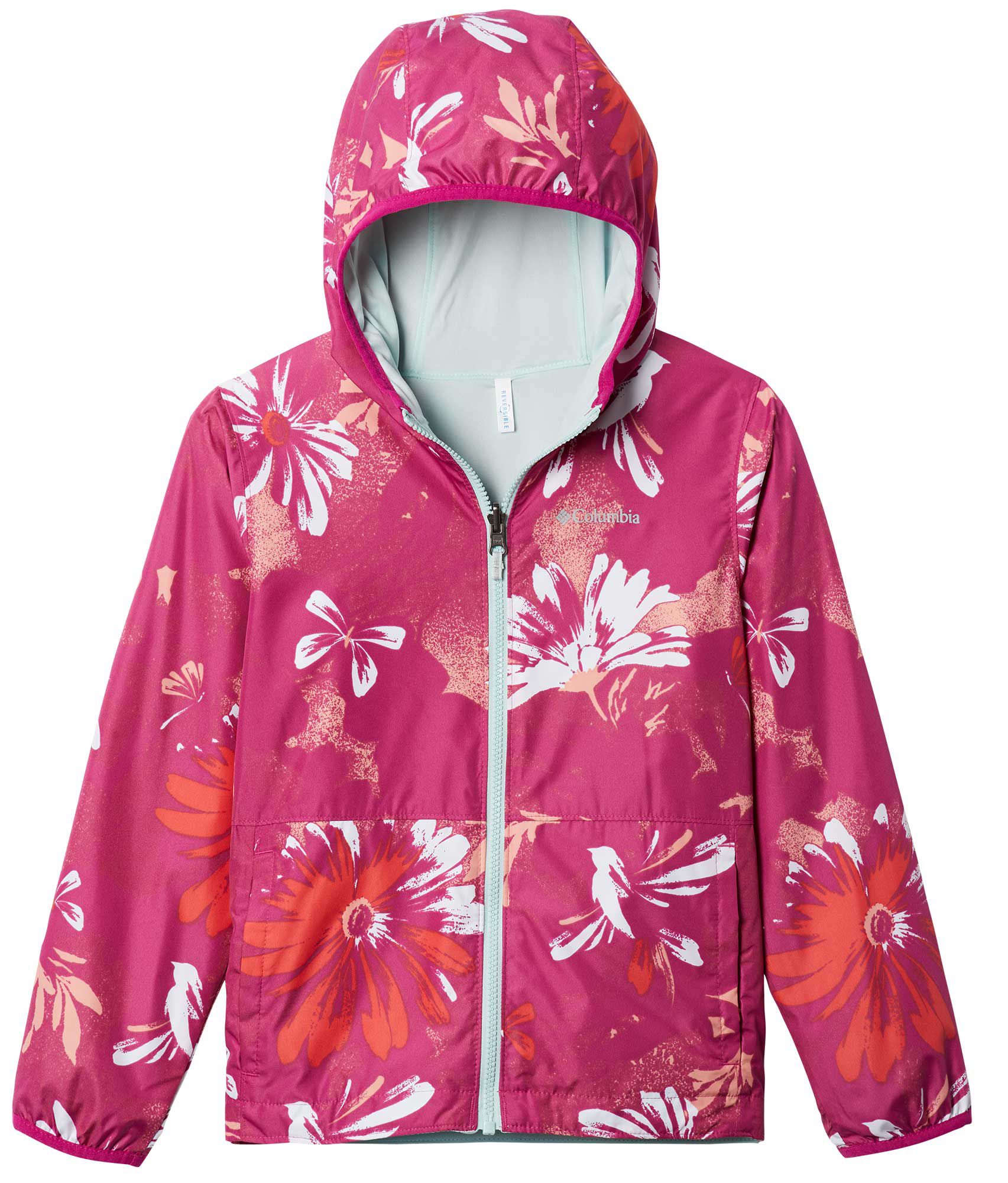 Columbia Boys' Reversible Pixel Grabber Rain Jacket | Dick's