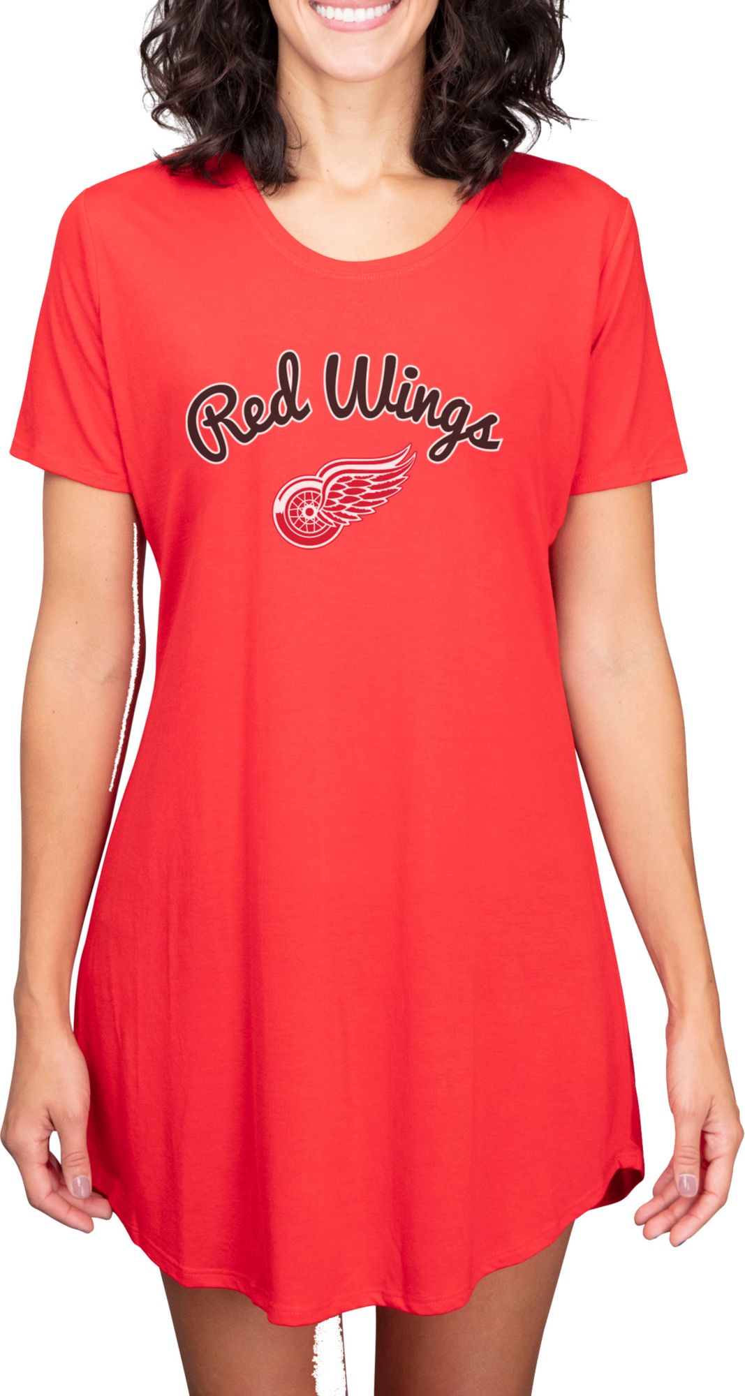 red wings jersey dress