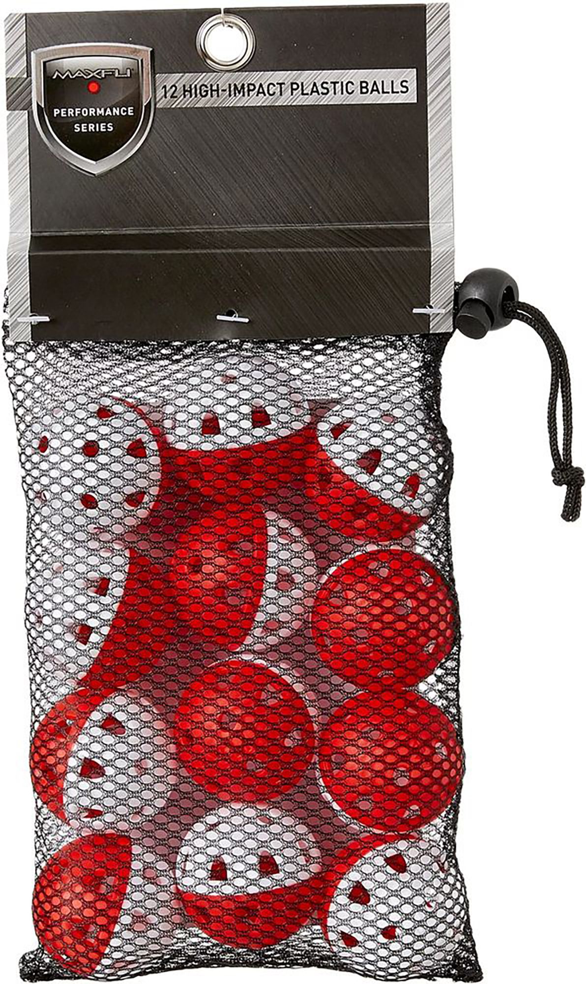 Maxfli Performance Series High-Impact Plastic Practice Balls - 12