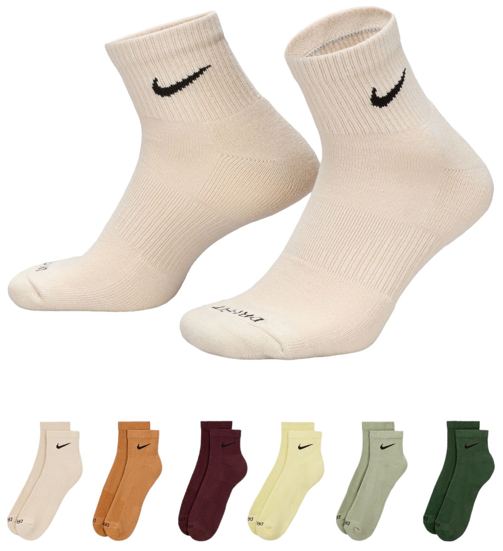 Nike Dri FIT Everyday Plus Cushioned Training Ankle Socks Holiday 2024 at DICK S