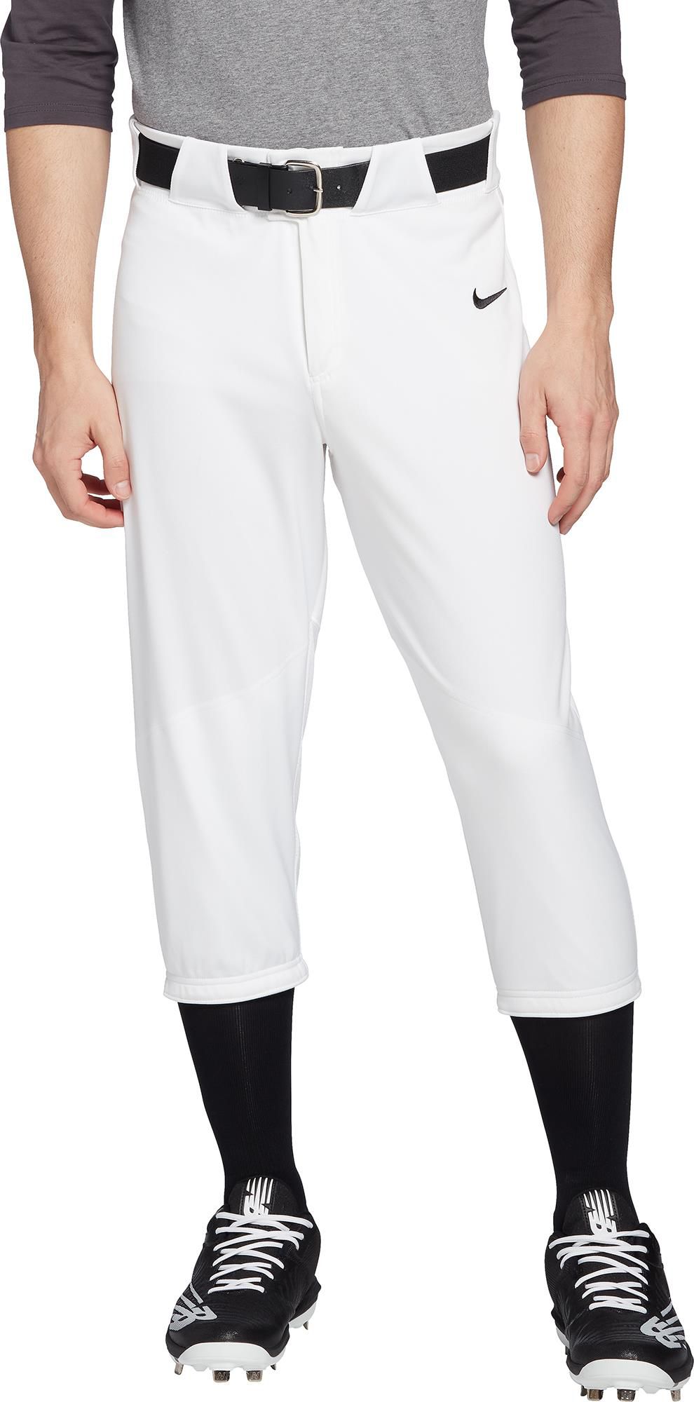 Nike Men s Vapor Select Baseball Pants White Black XL