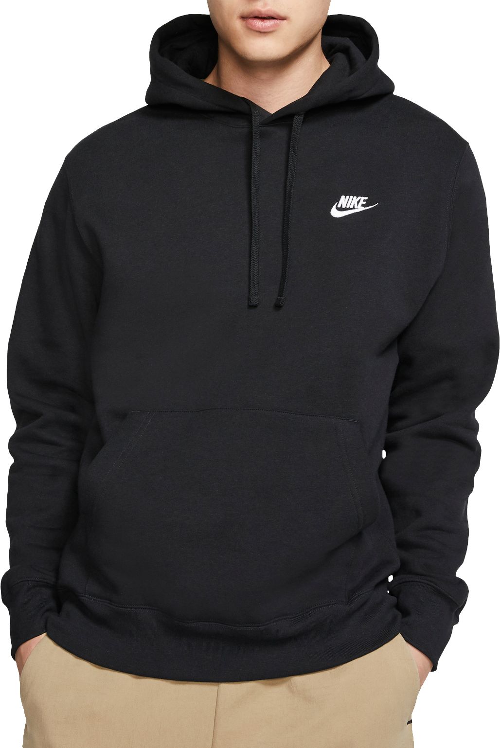 nike basic black hoodie