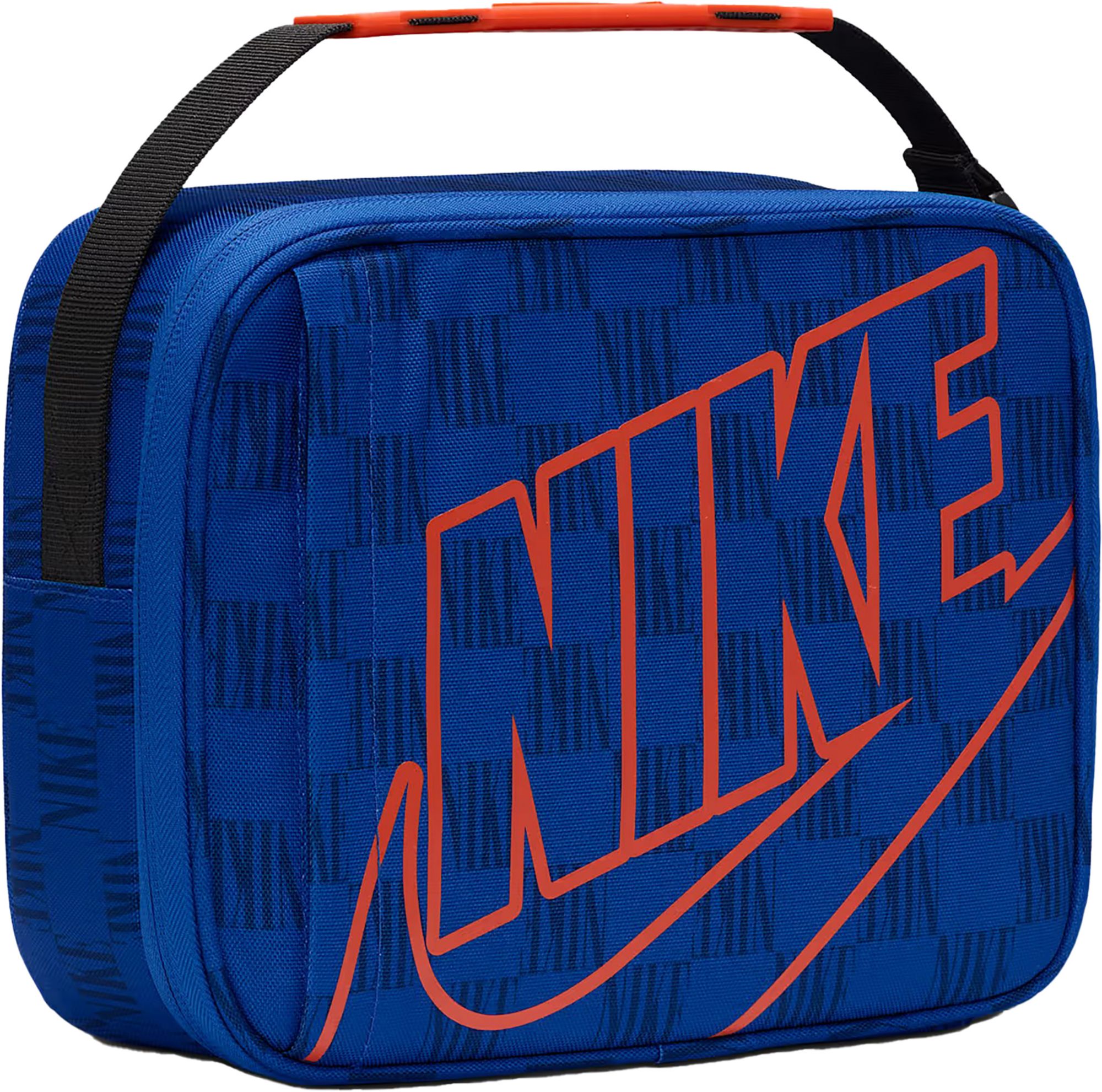 nike backpacks and lunchboxes Insulated Lunch Bag with Adjustable Shoulder Strap – Black Front buckle strap to secure front pocket Nike Futura Fuel Pack -