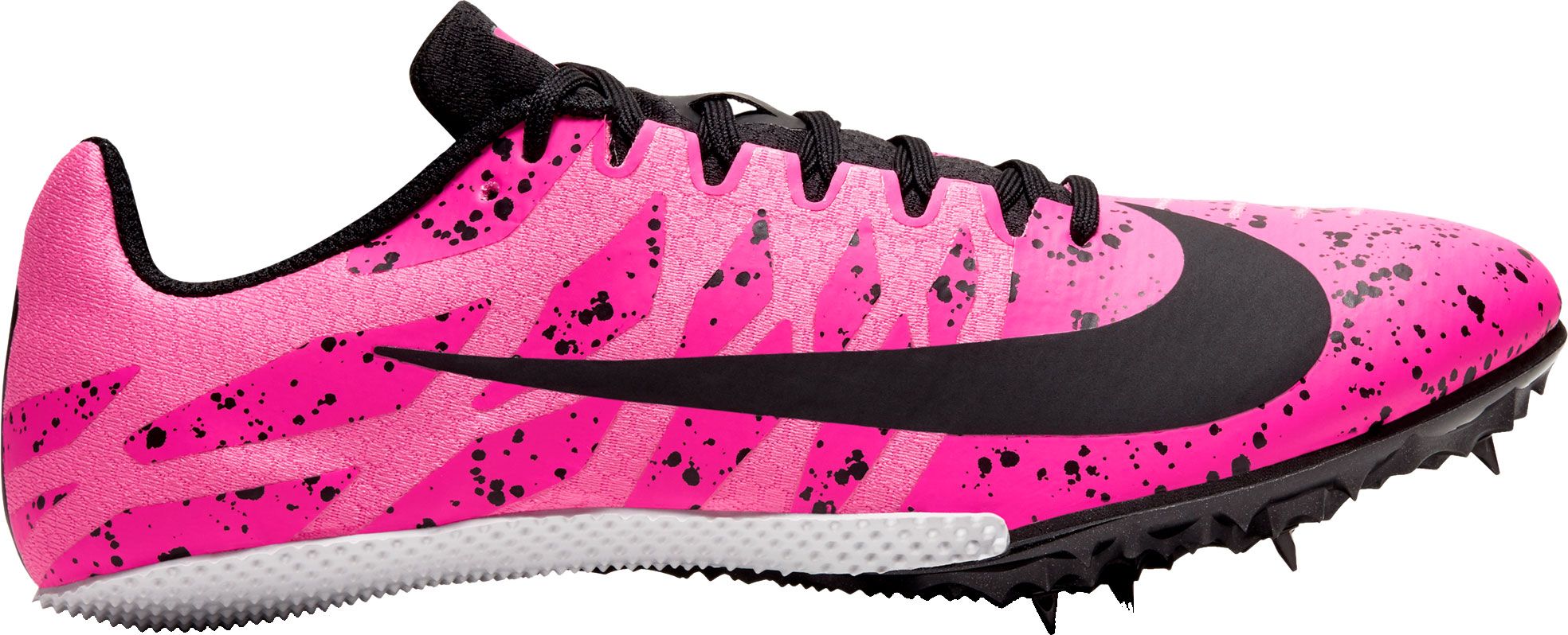 pink spikes for track