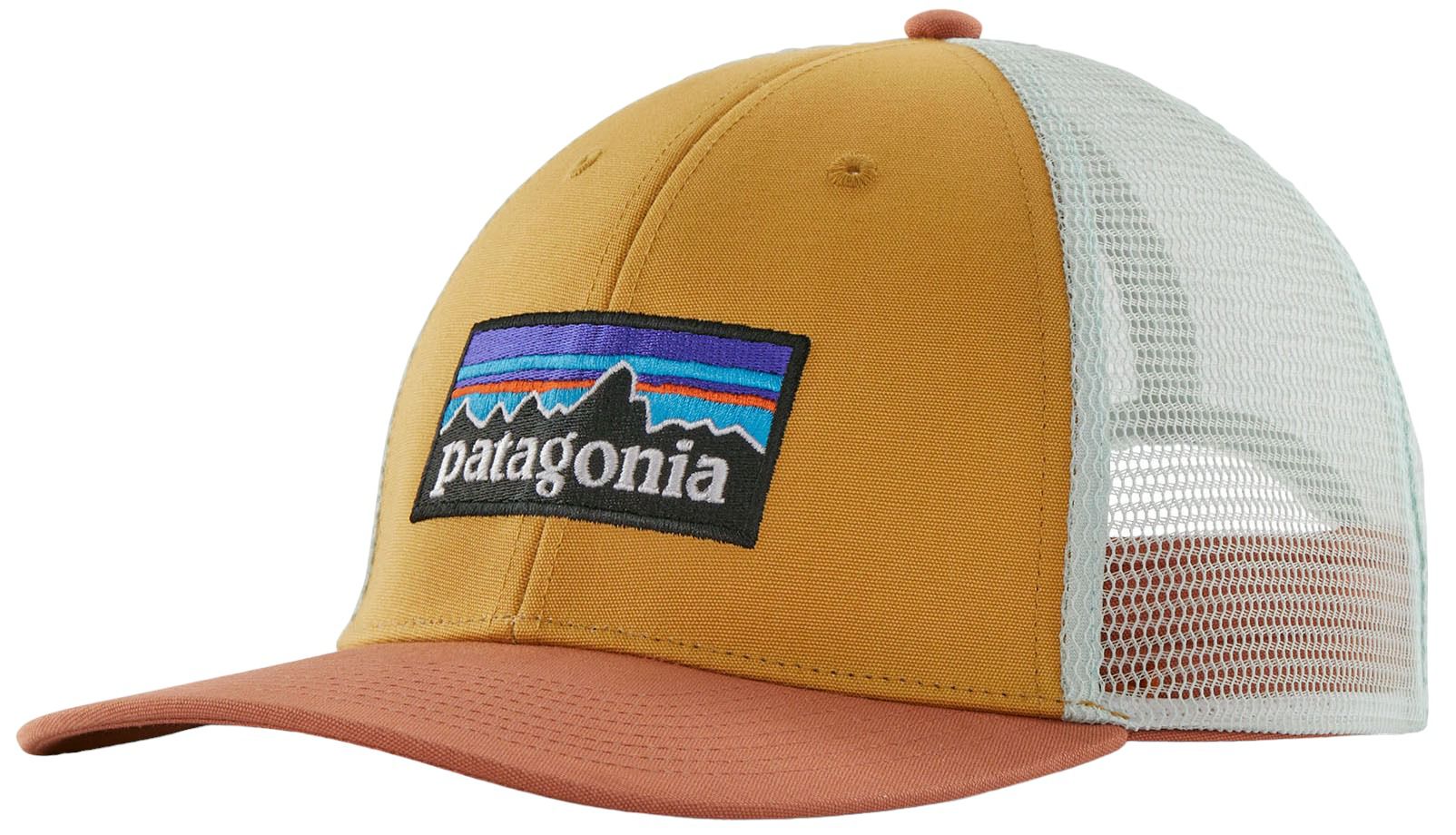 Patagonia P-6 Logo LoPro Trucker Hat - Pufferfish Gold