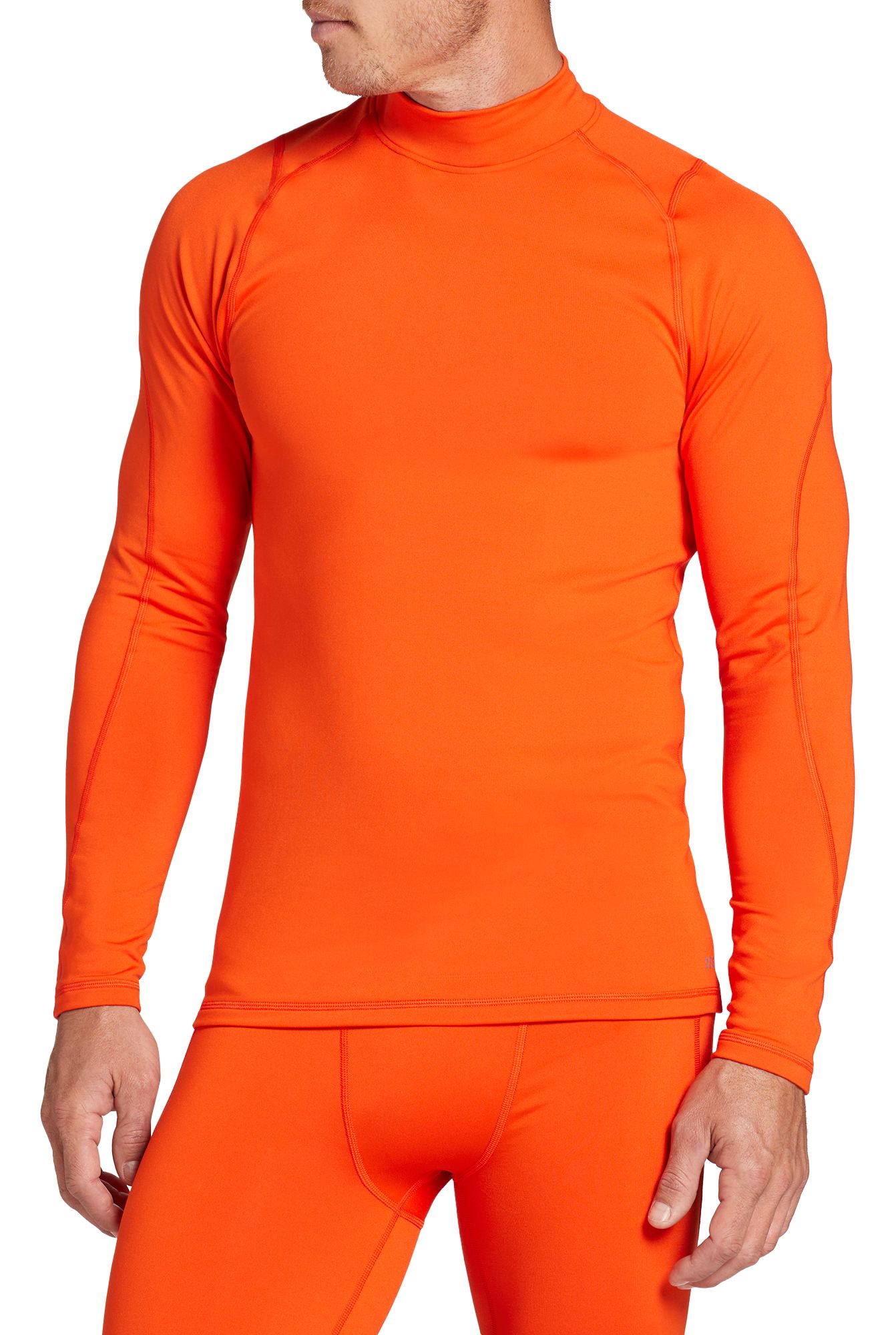 DSG Men's Cold Weather Compression Mock Neck Long Sleeve Shirt