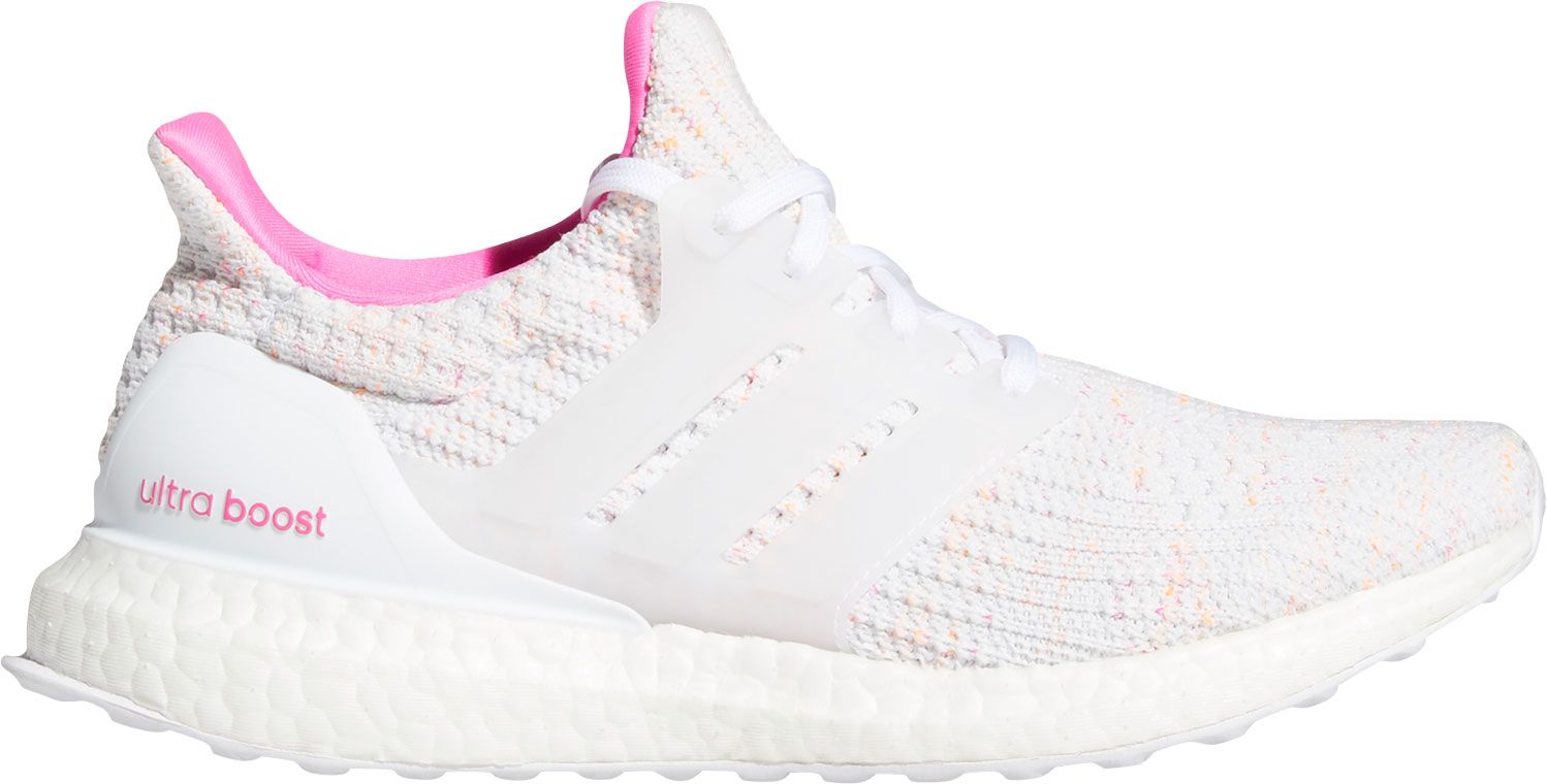 white pink ultra boost