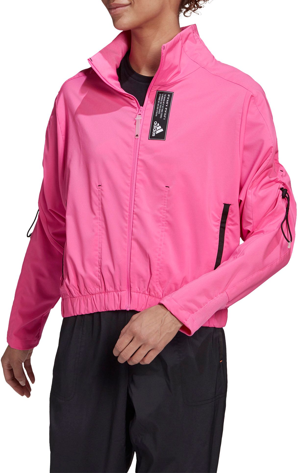 adidas pink jacket