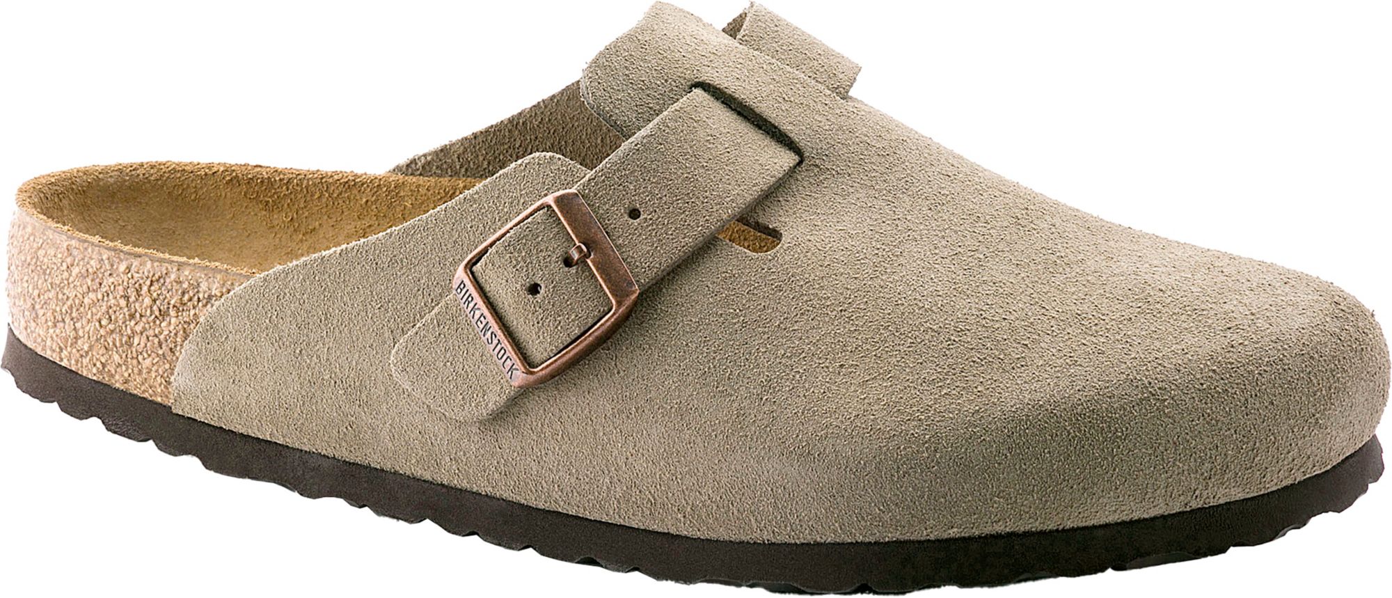 Regular Width Men\'s Size 13 New With Box Taupe Birkenstock Boston Clog Mule Men main image 2