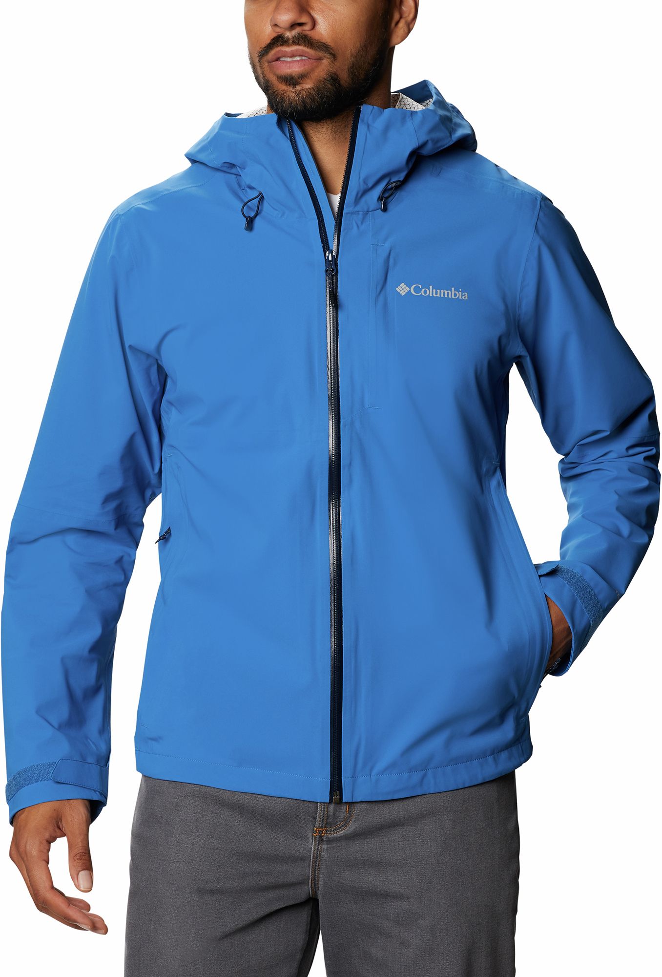 columbia mens rain jacket omni tech