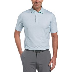 Callaway Mens Short Sleeve Oxford Stripe Swing Tech Polo Shirt