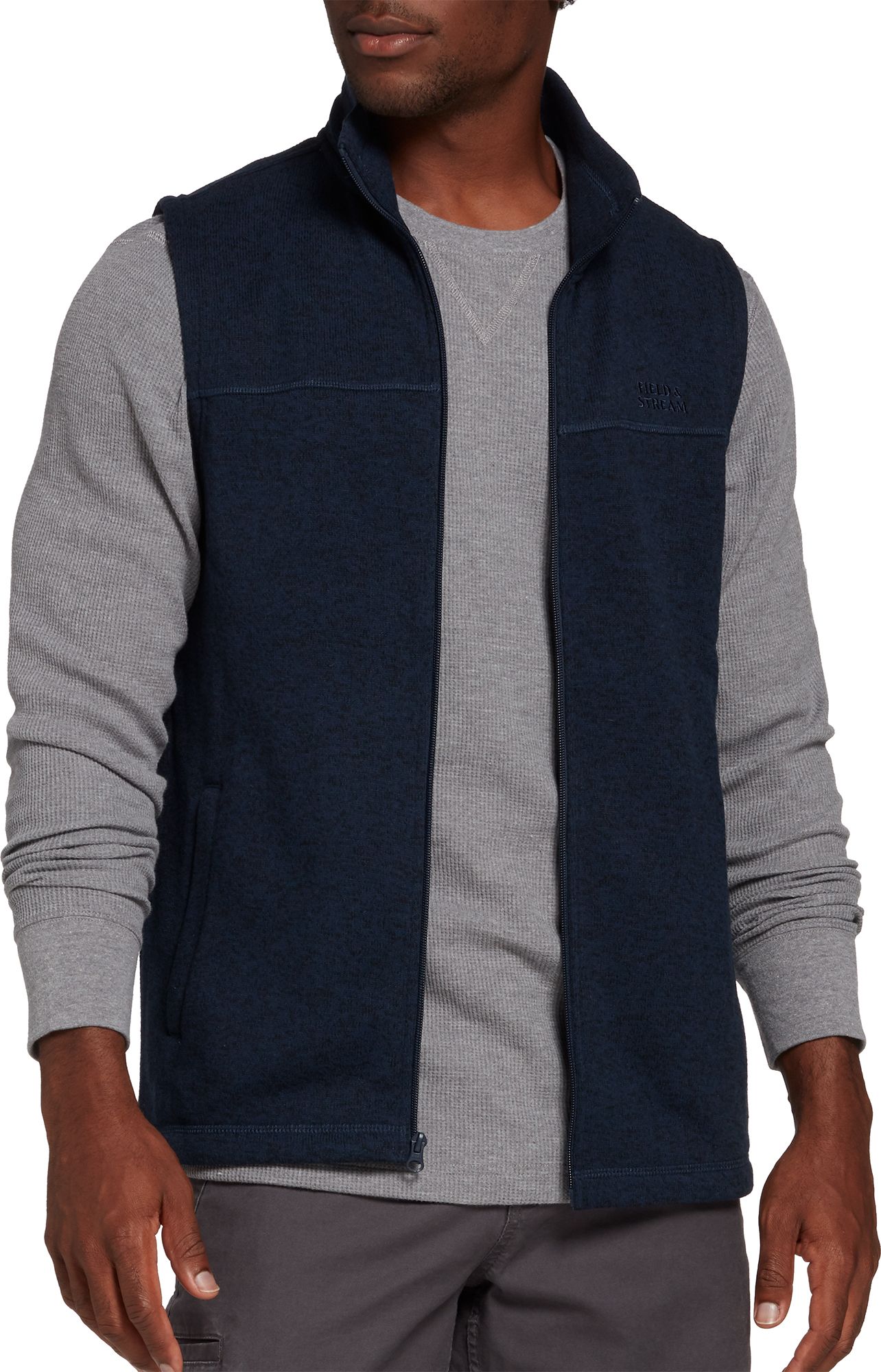 full zip fleece vest