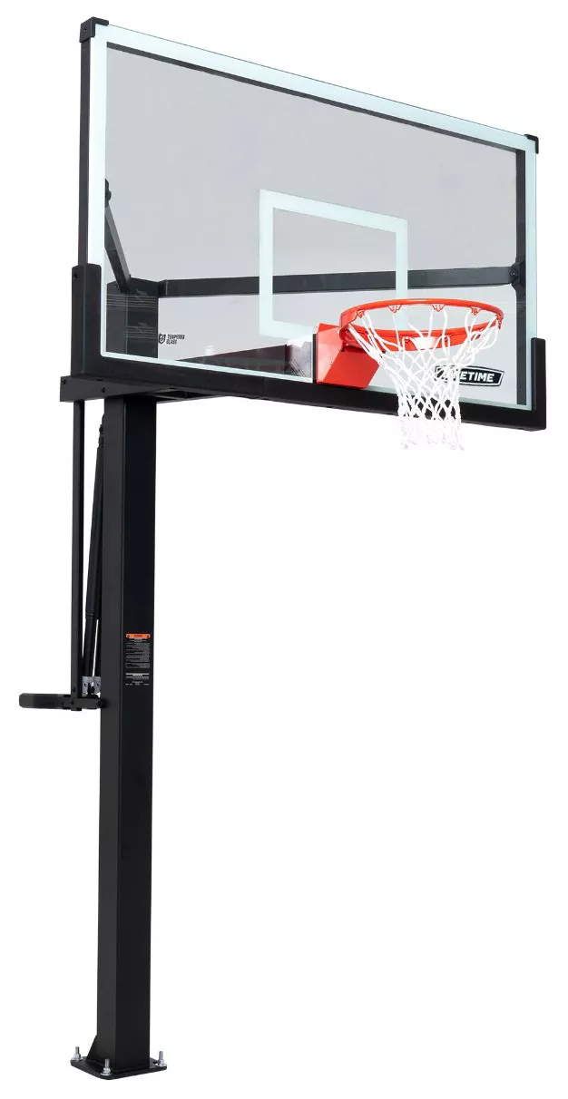 Lifetime Mammoth 60” Tempered Glass In-Ground Basketball Hoop