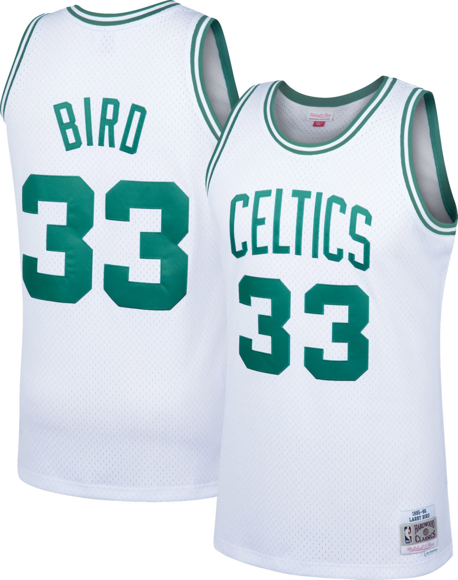 Mitchell & Ness Men's Boston Celtics Larry Bird #33 Swingman White
