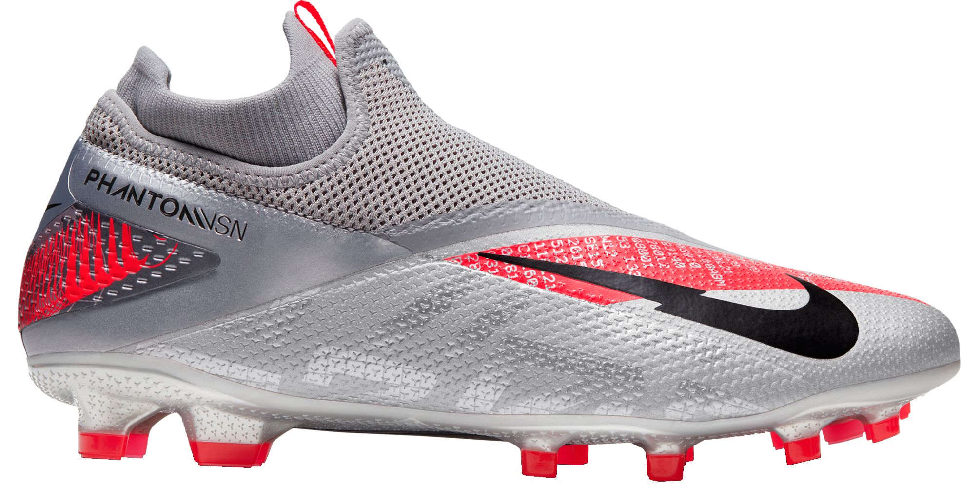 grey and pink nike soccer cleats
