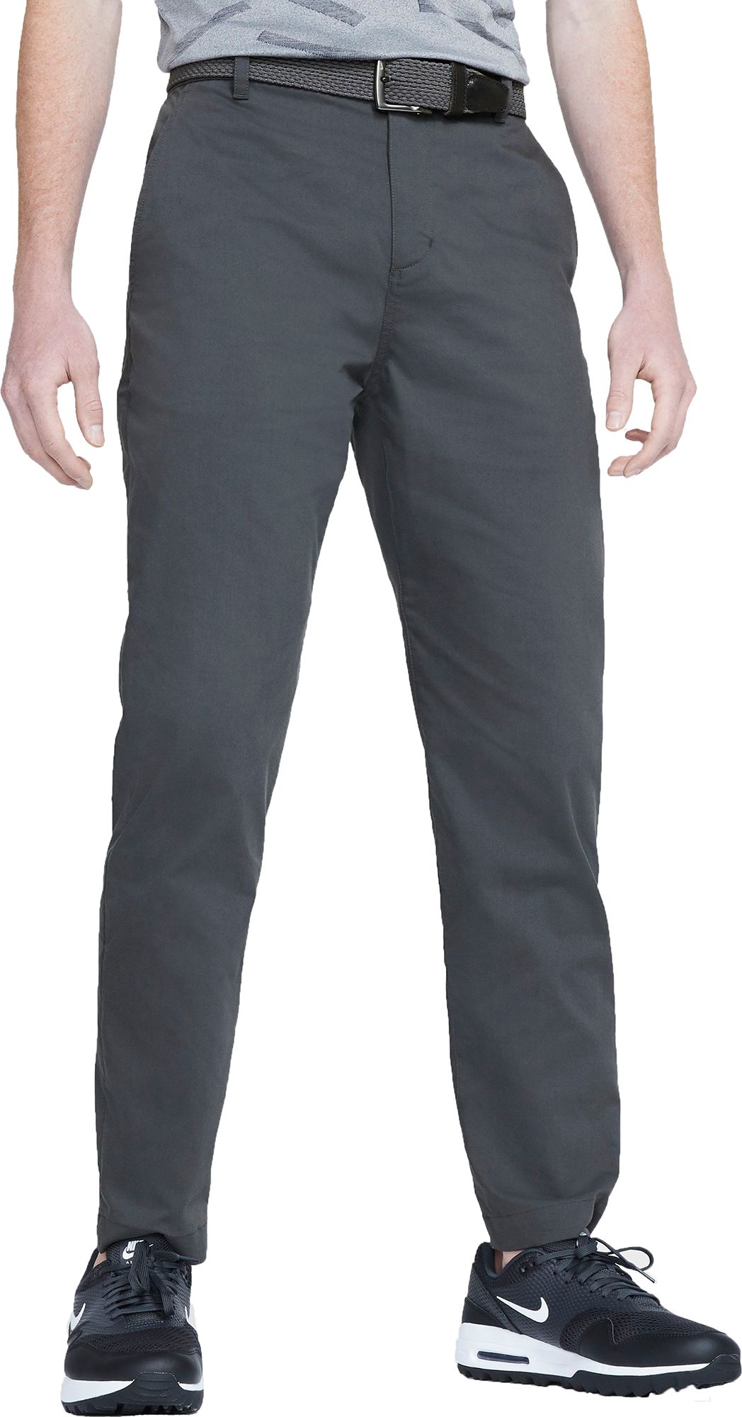 slim fit golf trousers