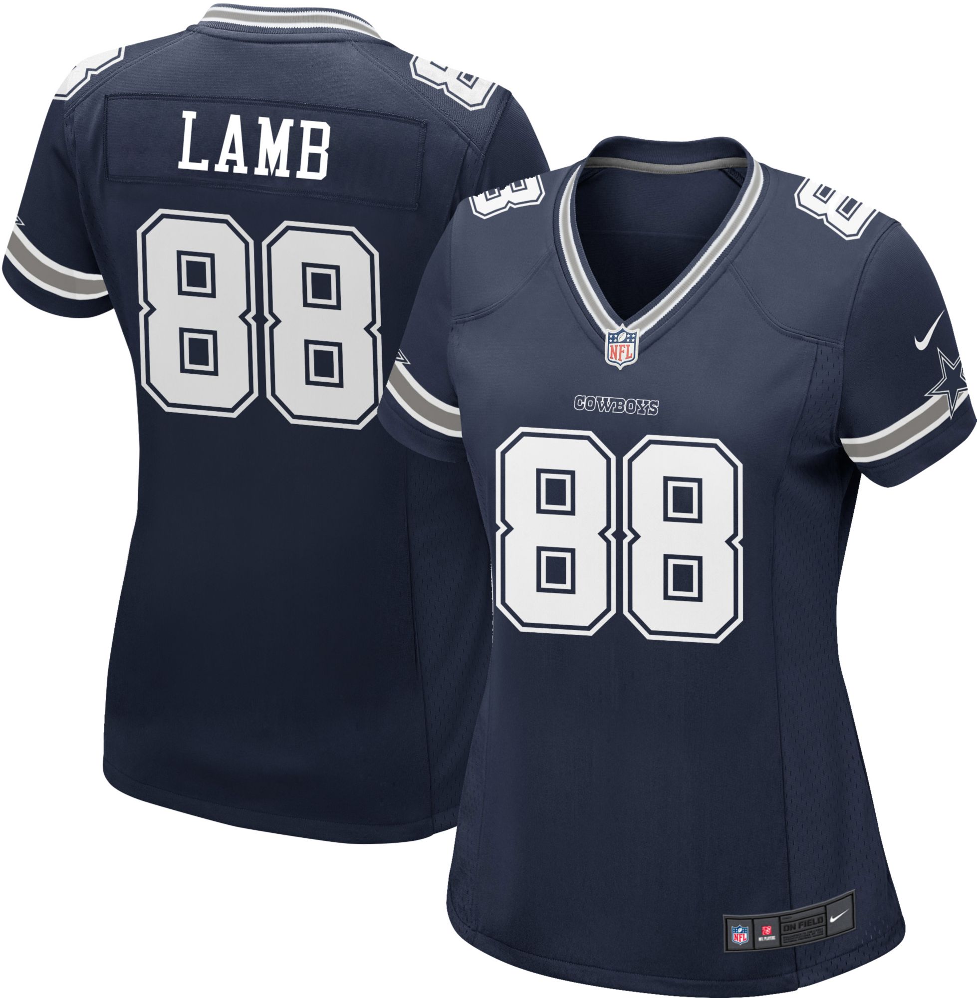 Nike Women's Dallas Cowboys CeeDee Lamb #88 Navy Game Jersey