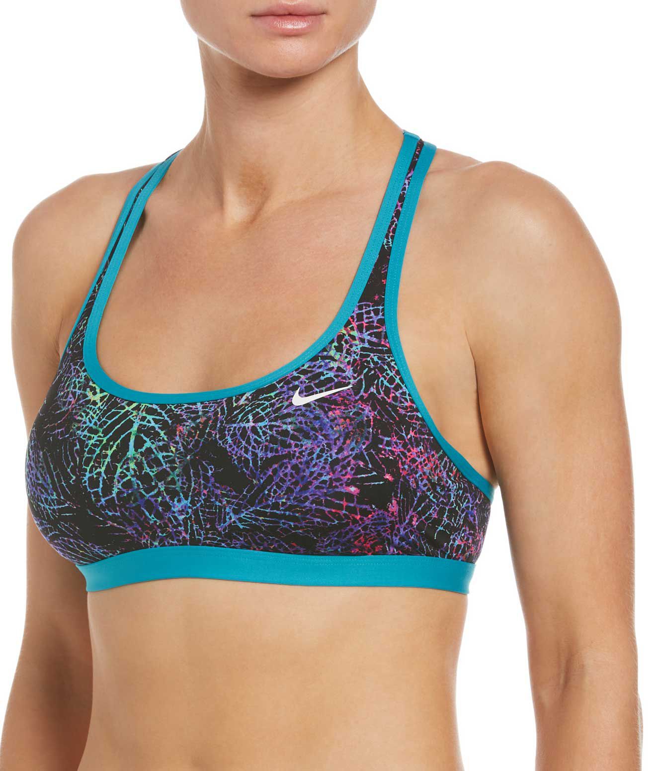 nike swim sports bra