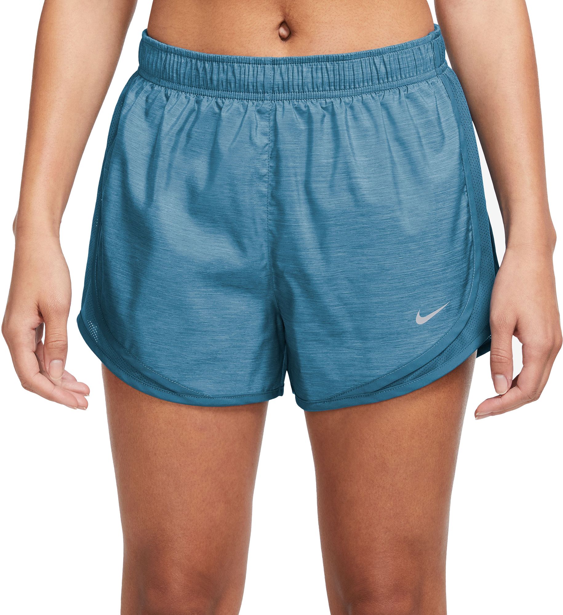 Nike Girls Dry Tempo Running Shorts Youth (Large, Black/Black) 