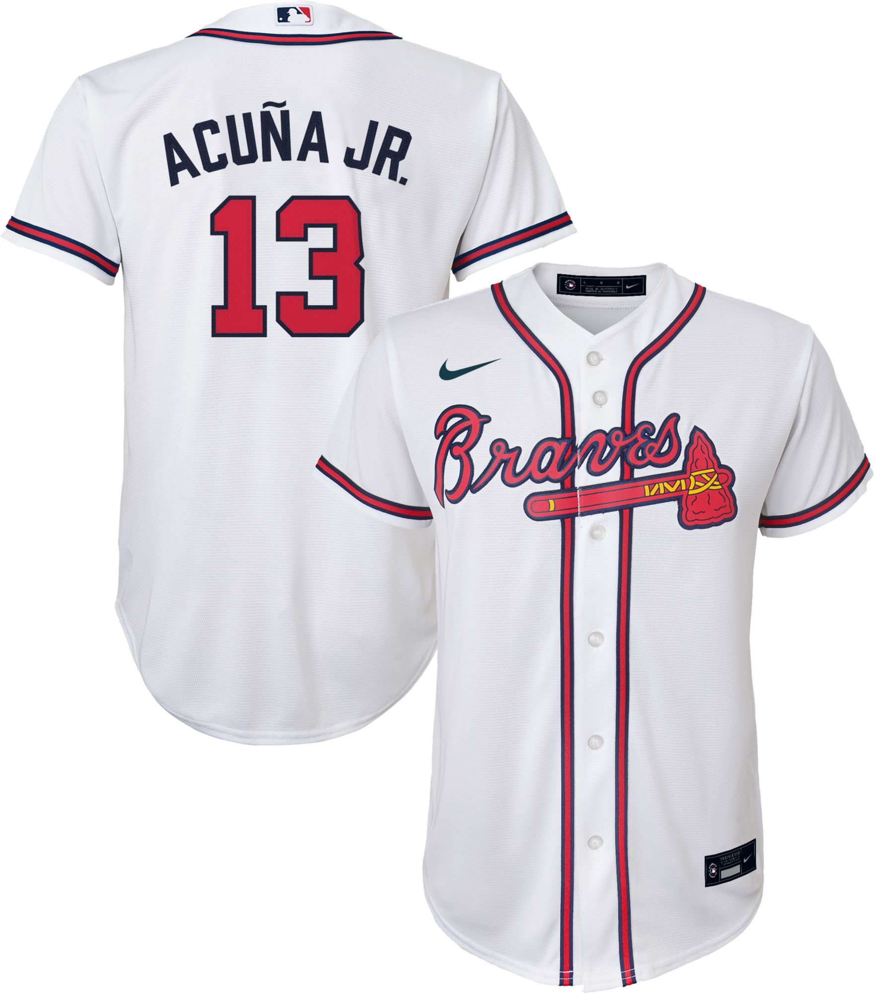 atlanta braves youth jersey