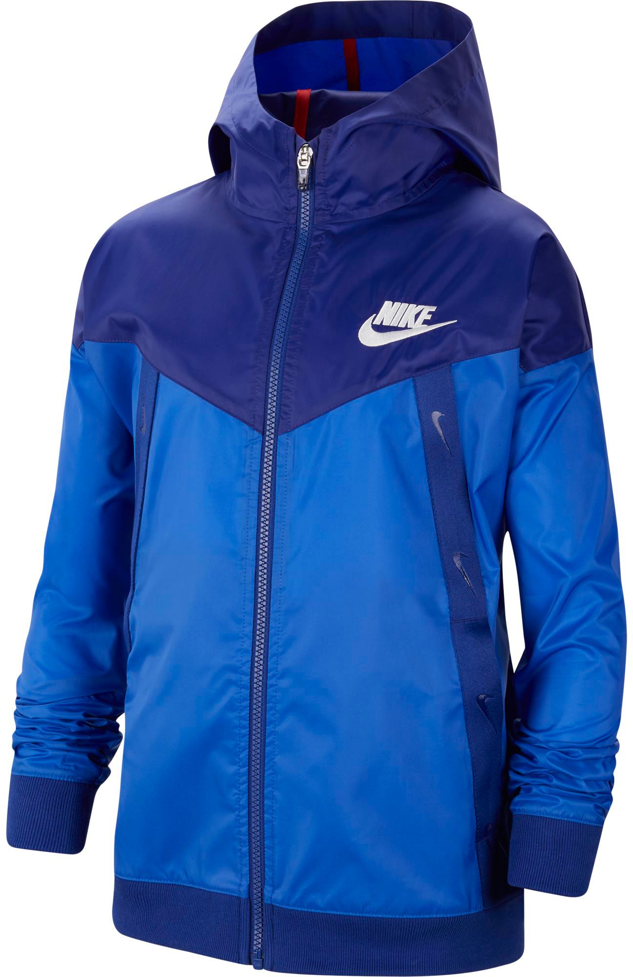 nike red windbreaker womens