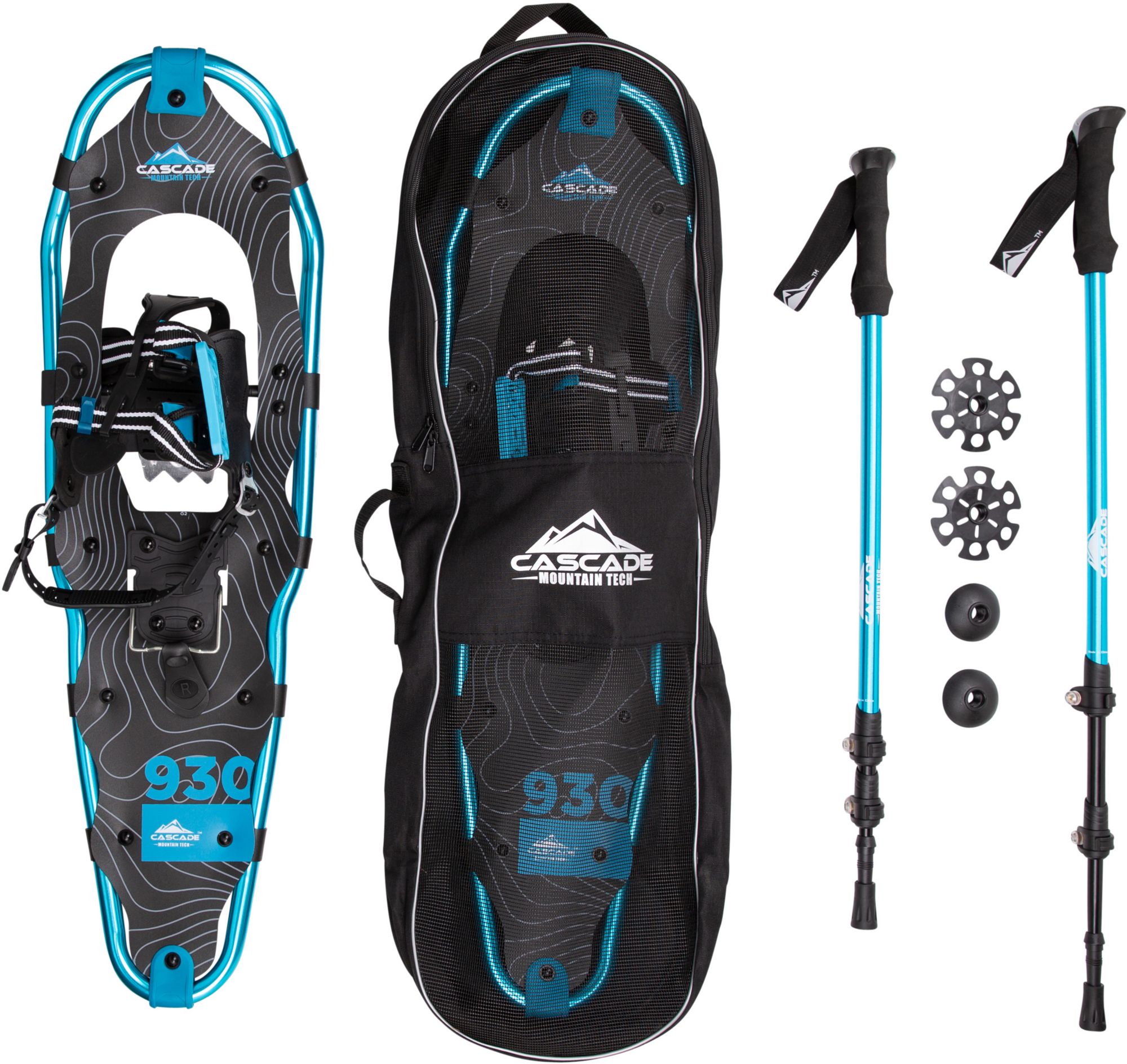 Cascade Mountain Tech Easy Pull Snowshoe Kit | Dick's Sporting Goods