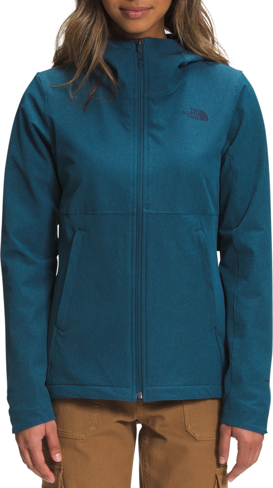 blue north face coat womens