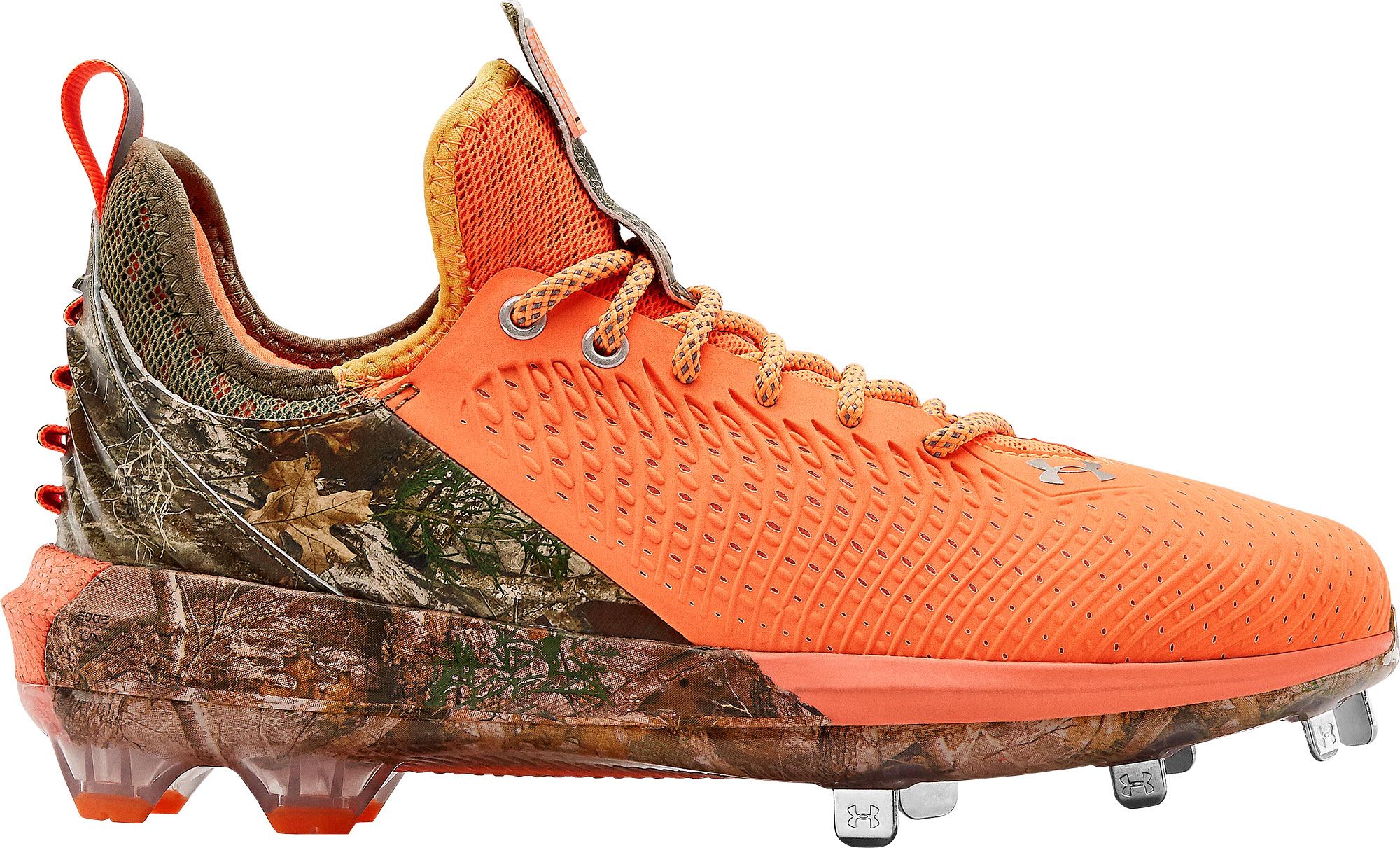 all orange under armour cleats