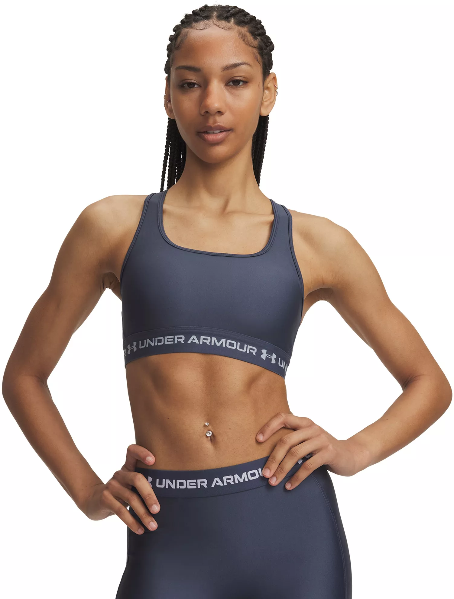 Under Armour Women's Mid Crossback Sports Bra