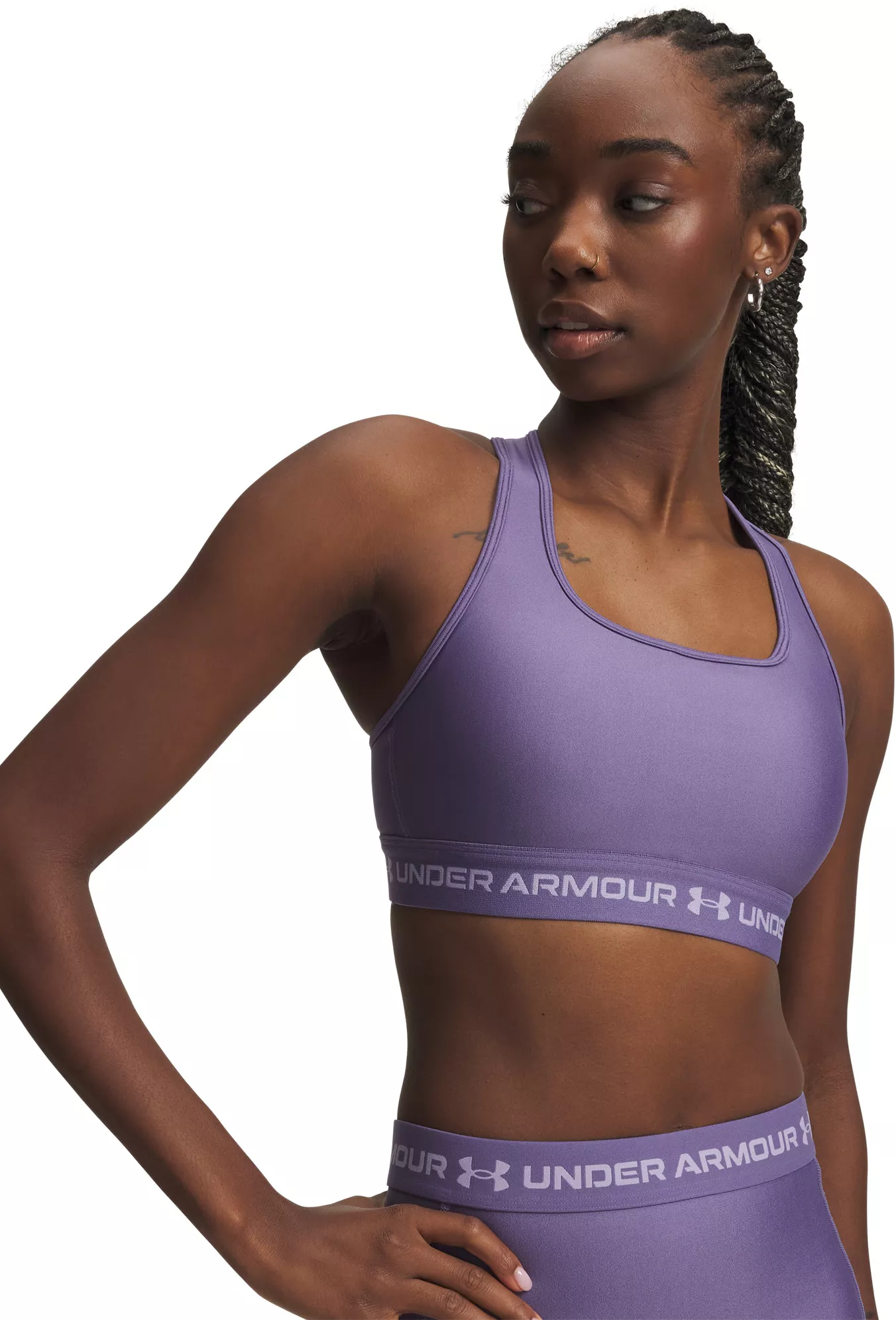 Under Armour Women's Mid Crossback Sports Bra