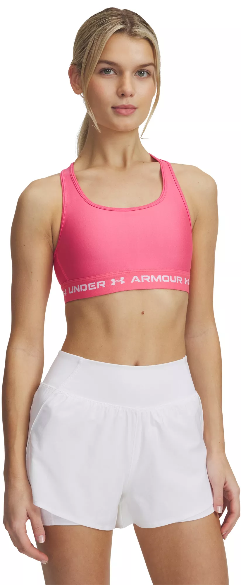 Under Armour Women's Mid Crossback Sports Bra