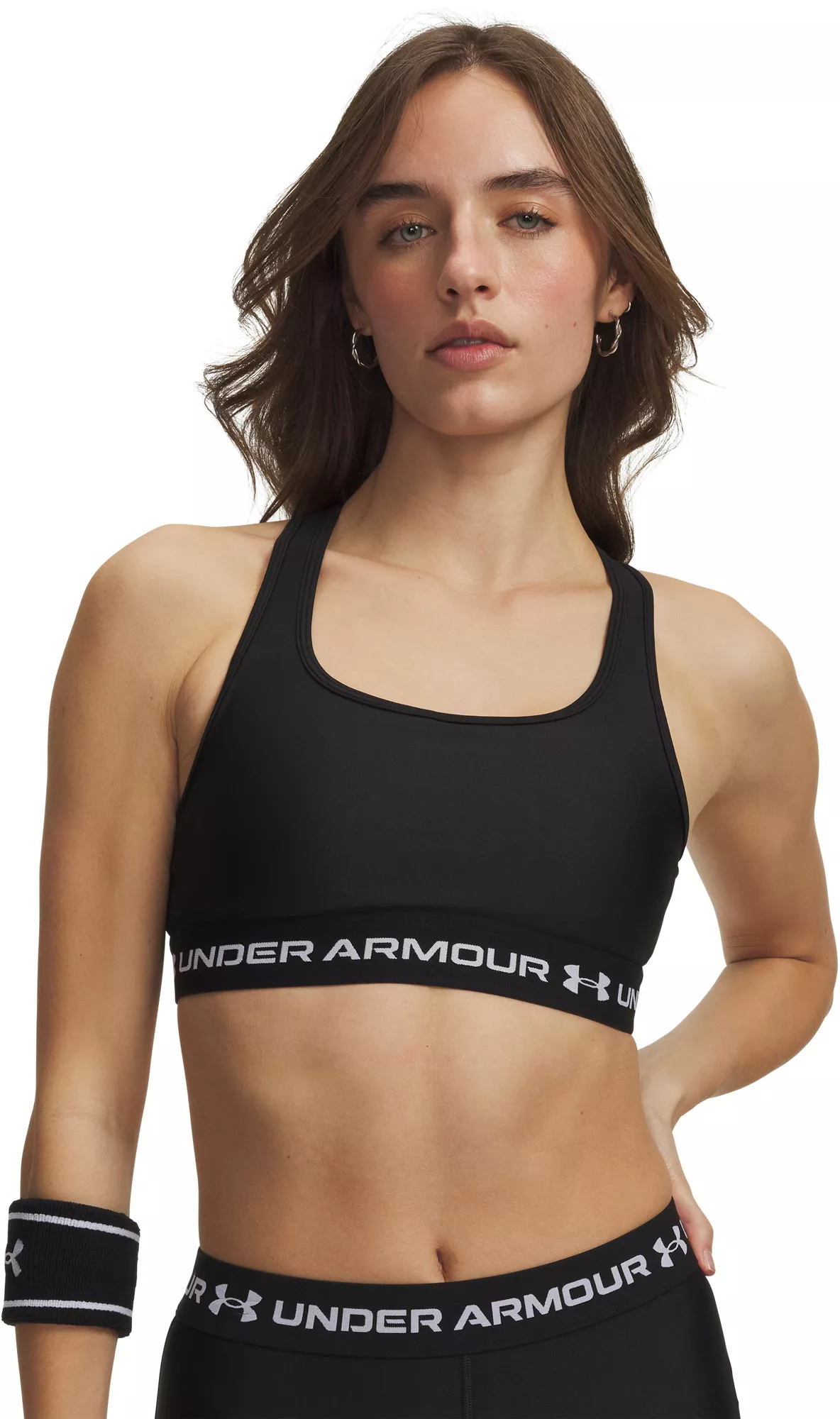 Under Armour Women's Mid Crossback Sports Bra