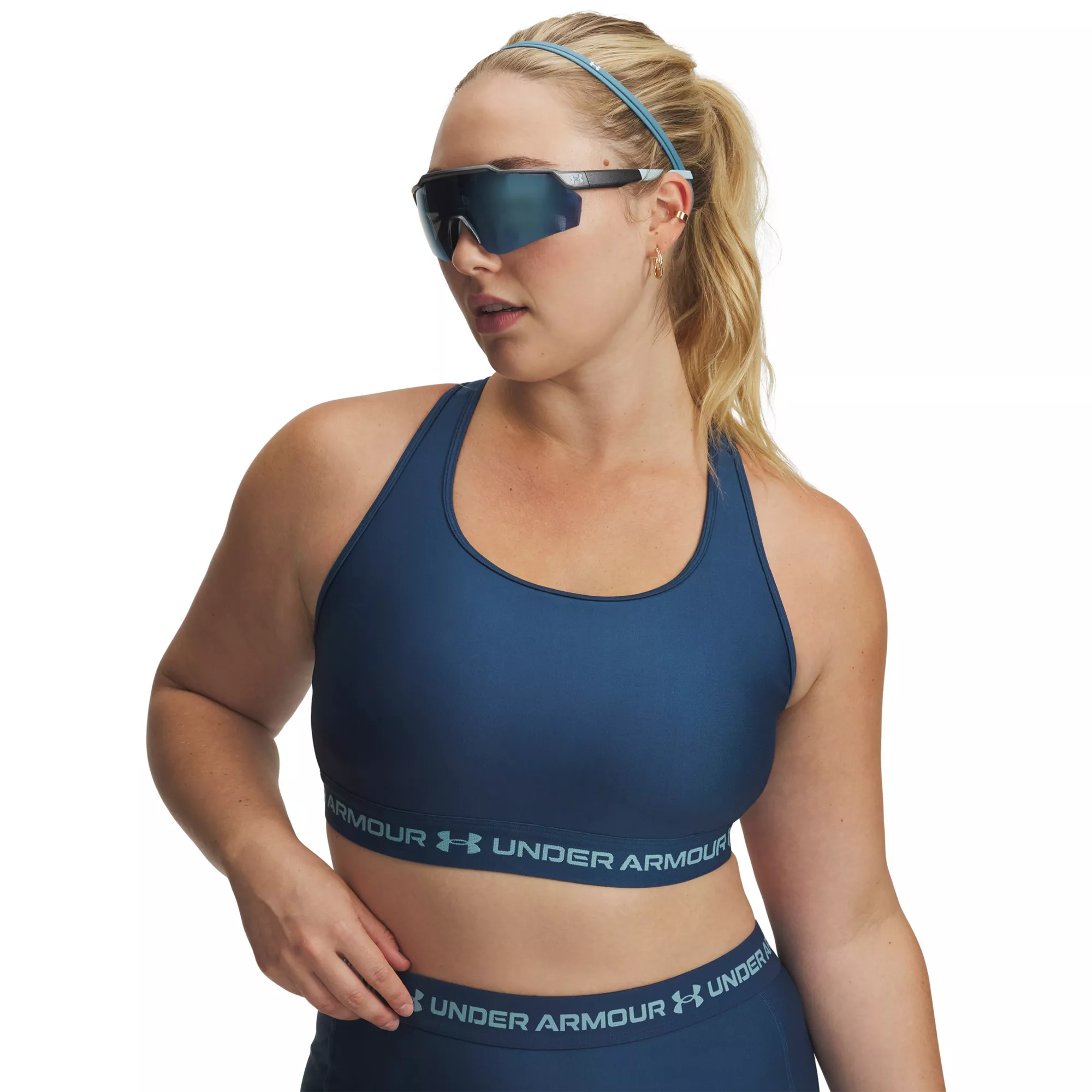 Under Armour Women's Mid Crossback Sports Bra