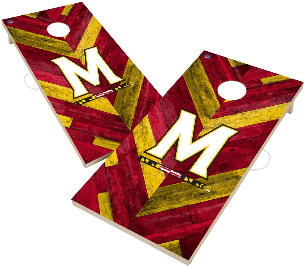 トーブスベンセン COLLIE コリー ドッグ プレート デンマーク製4枚セット Victory Tailgate Maryland Terrapins 2' x 4' Cornhole Boards