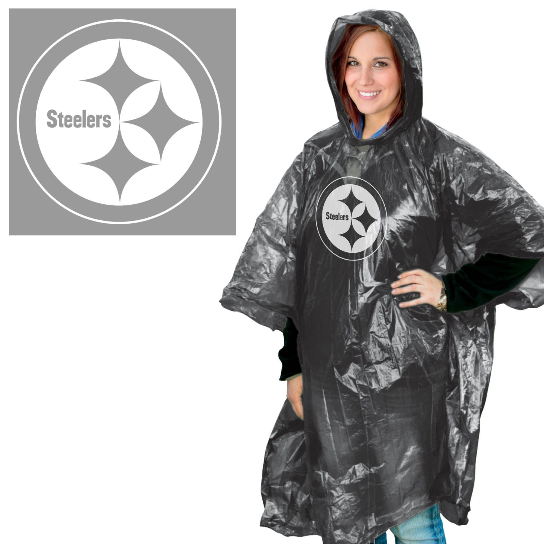 WinCraft Collana Fan Pittsburgh Steelers - Logo In Schiuma Su Catena Di Plastica Lunga 96,5 Cm - 3