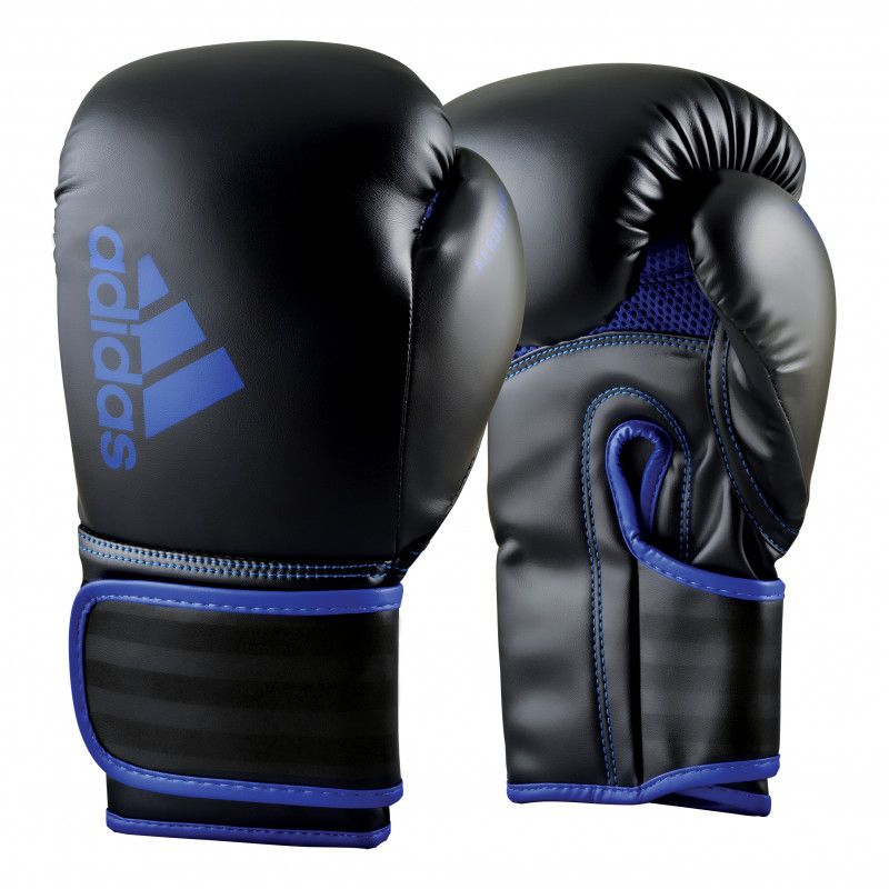 Adidas Hybrid 80 Training Gloves Black/Blue oz