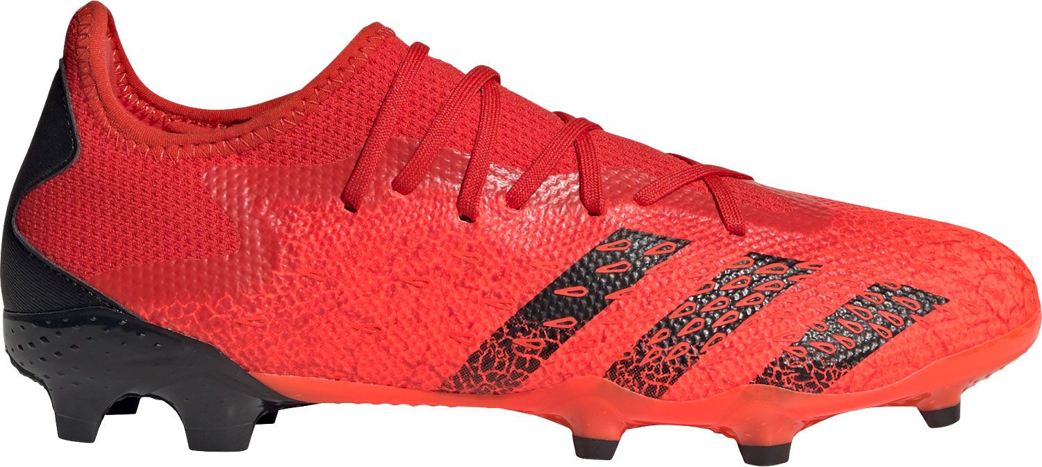 adidas predator soccer cleats red and black